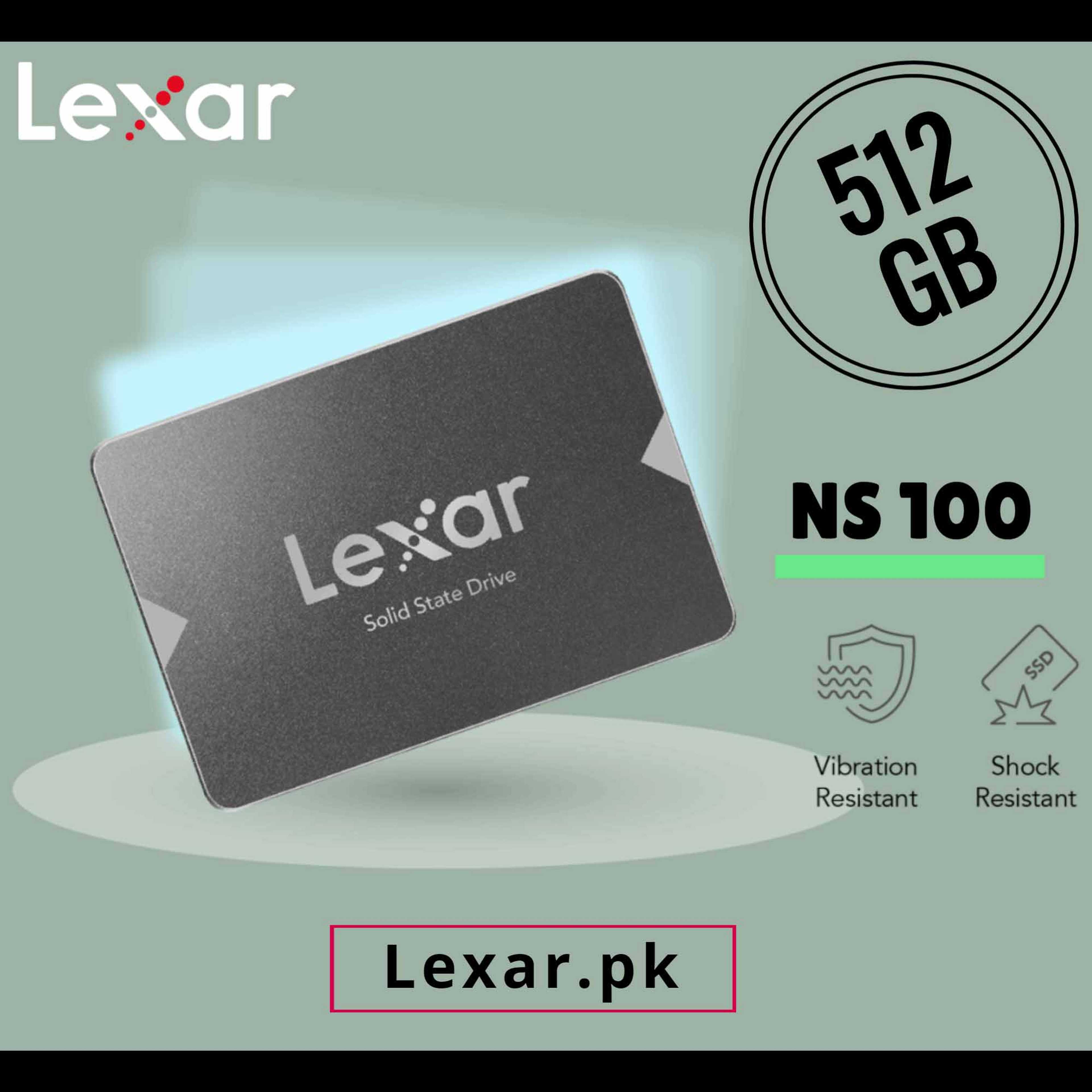 512GB Lexar SSD NS100 2.5 Sata III 6Gb/s Solid State Drive