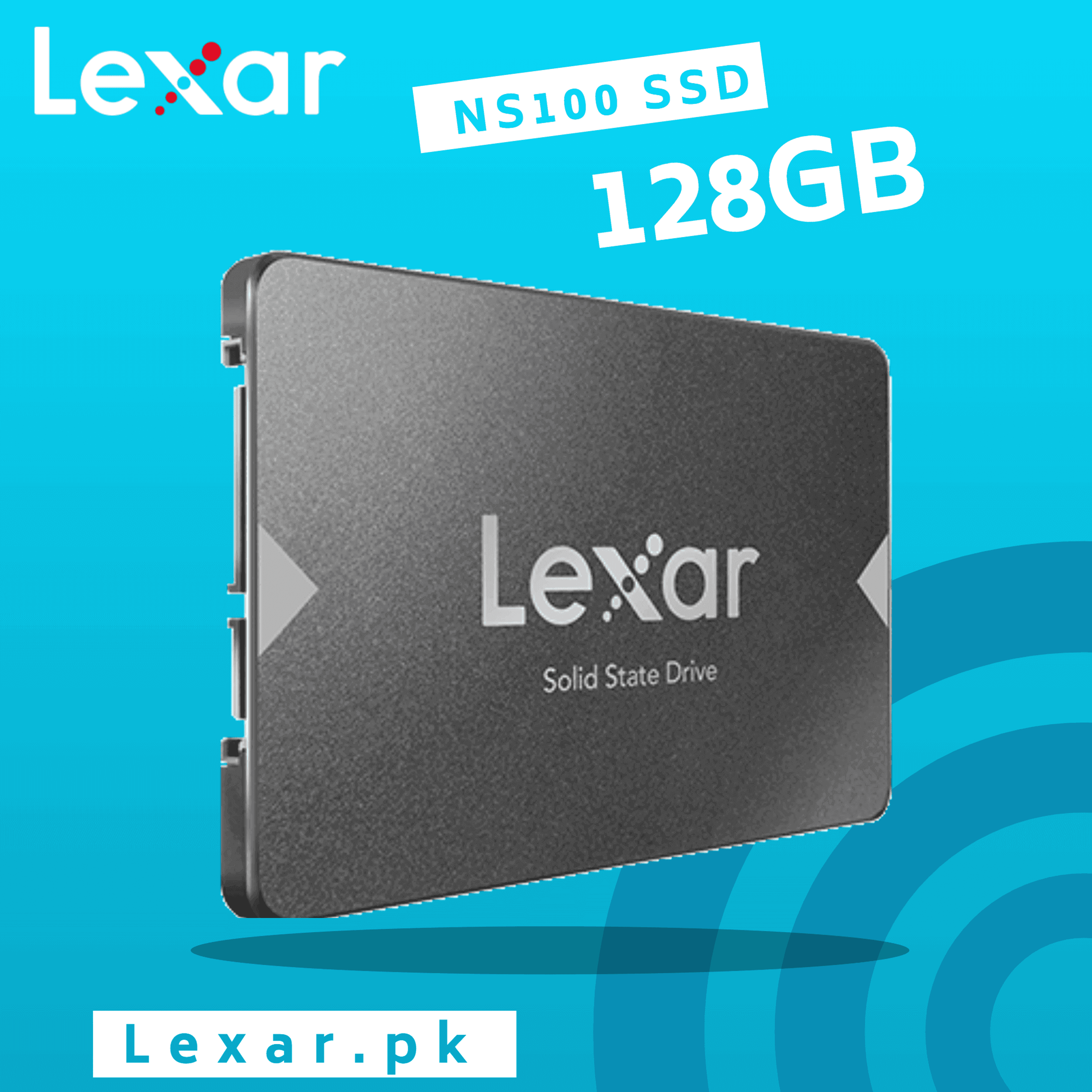 128GB Lexar SSD NS100 2.5 Sata III 6Gb/s Solid State Drive