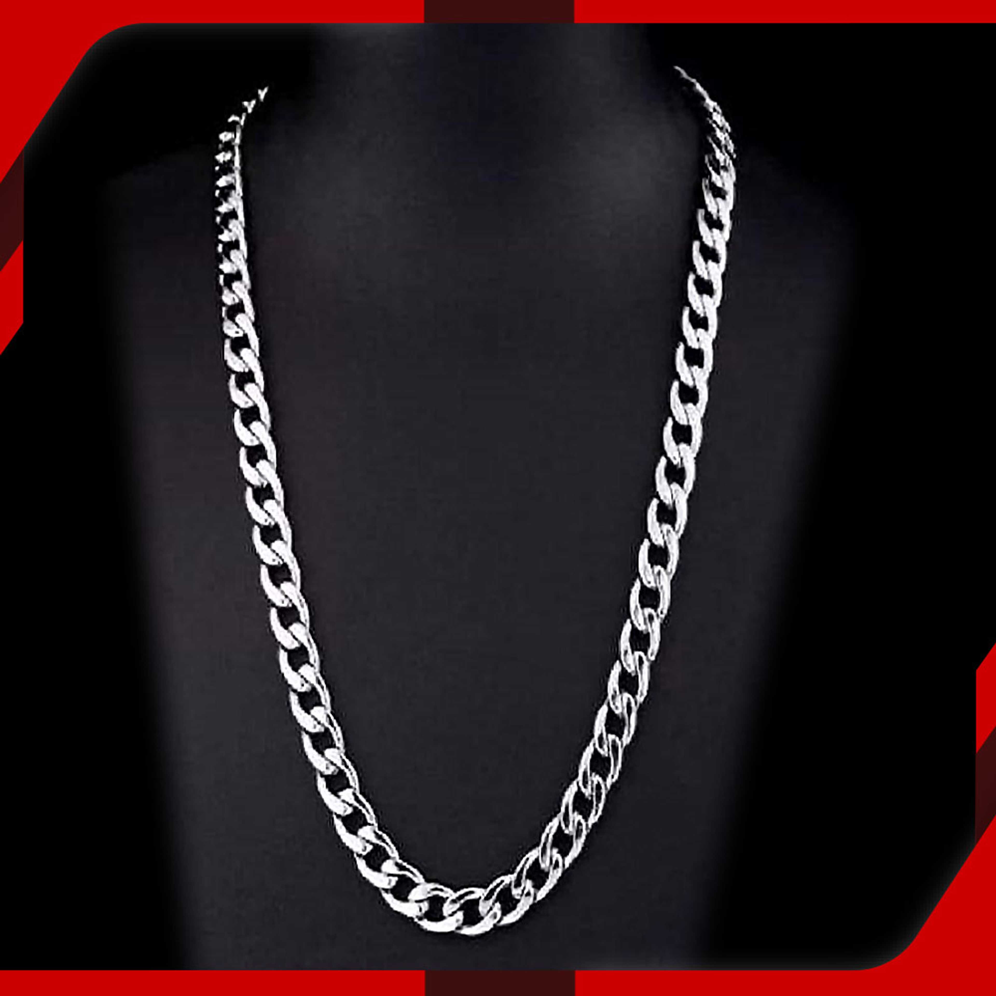 SALMAN KHAN SILVER CHAIN FOR MEN