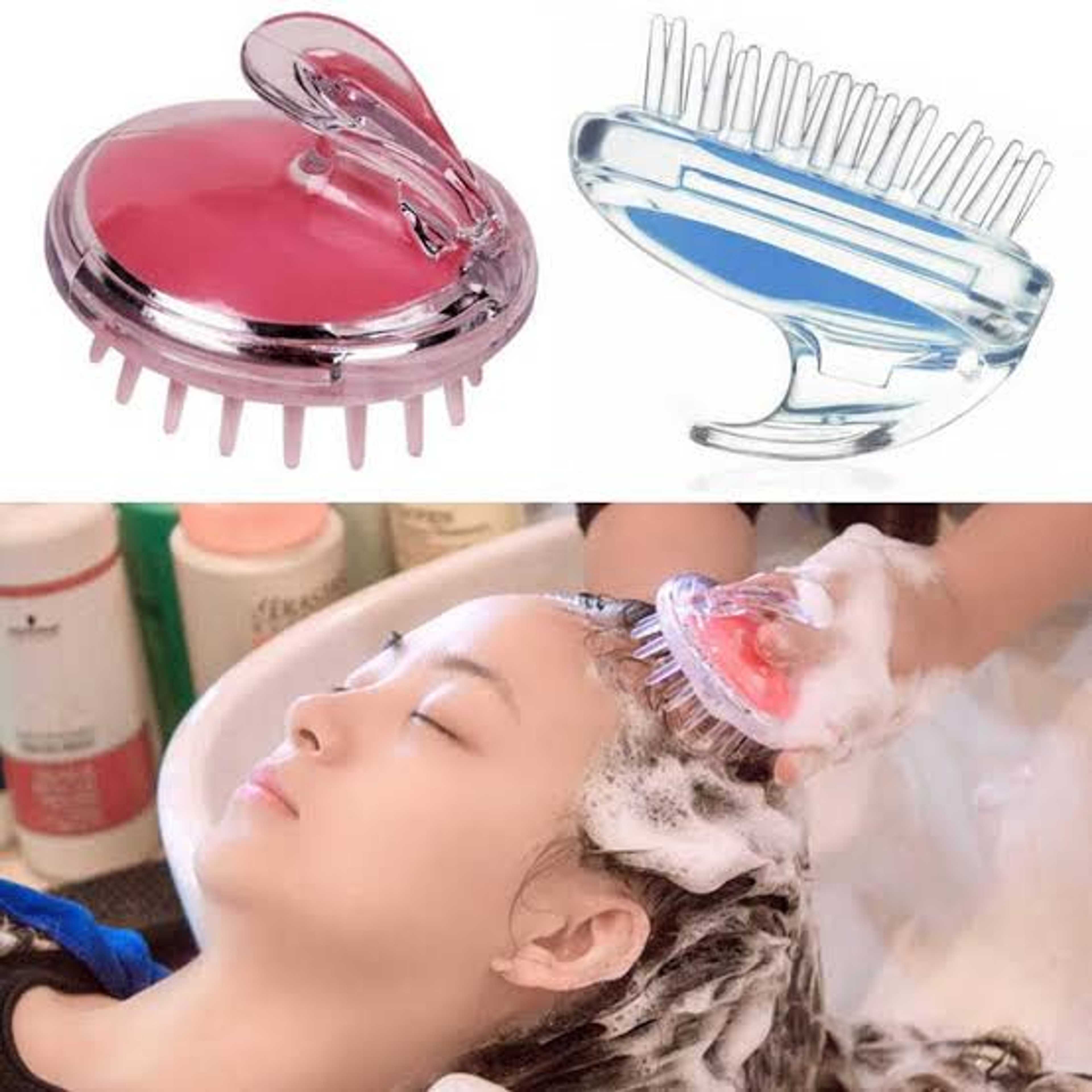 Silicone Head Body Massager Shampoo Scalp Massage Brush Hair Washing Comb Body Shower Brush