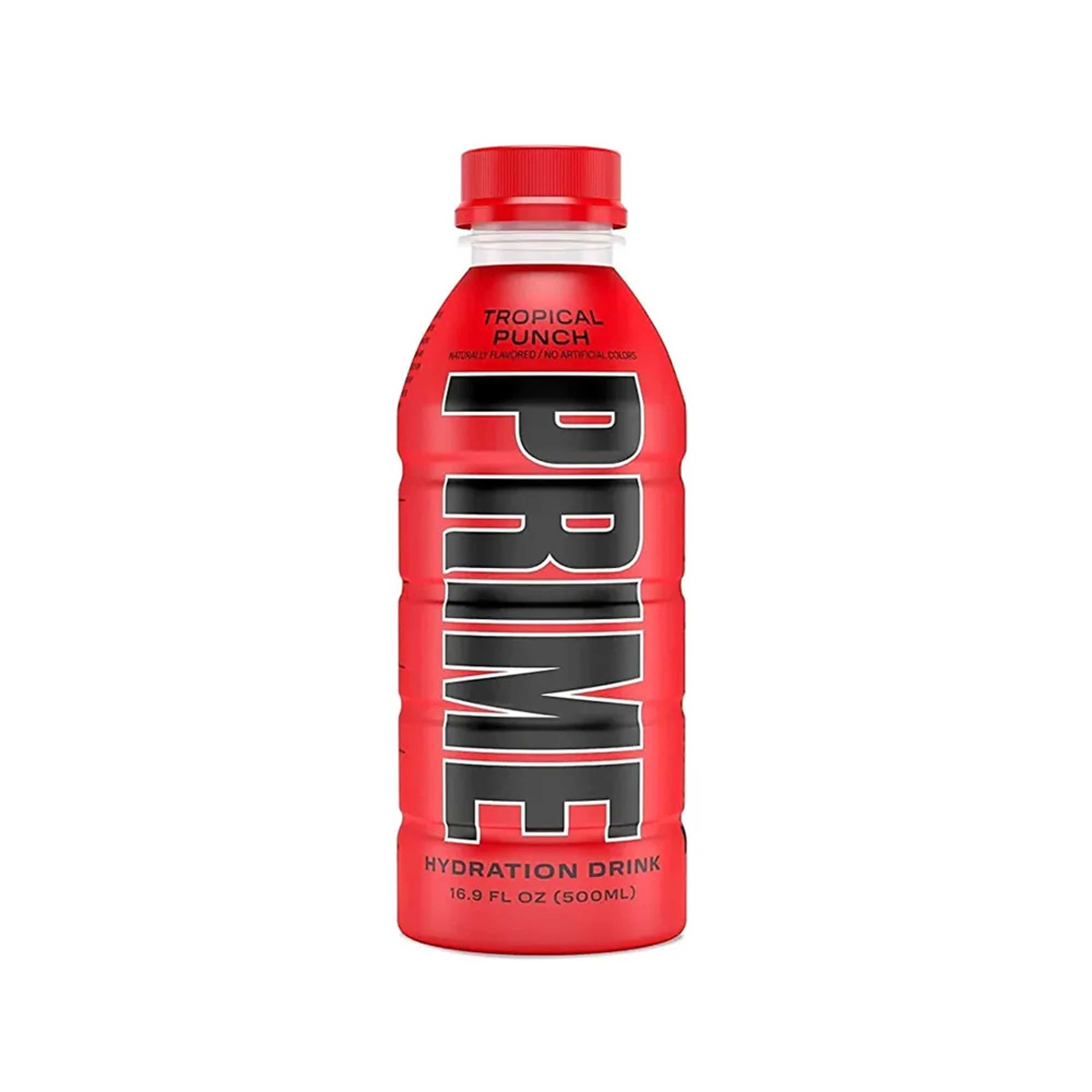 Prime Hydration Drink Tropical Punch, 16.9 fl oz 500 ml Bottle