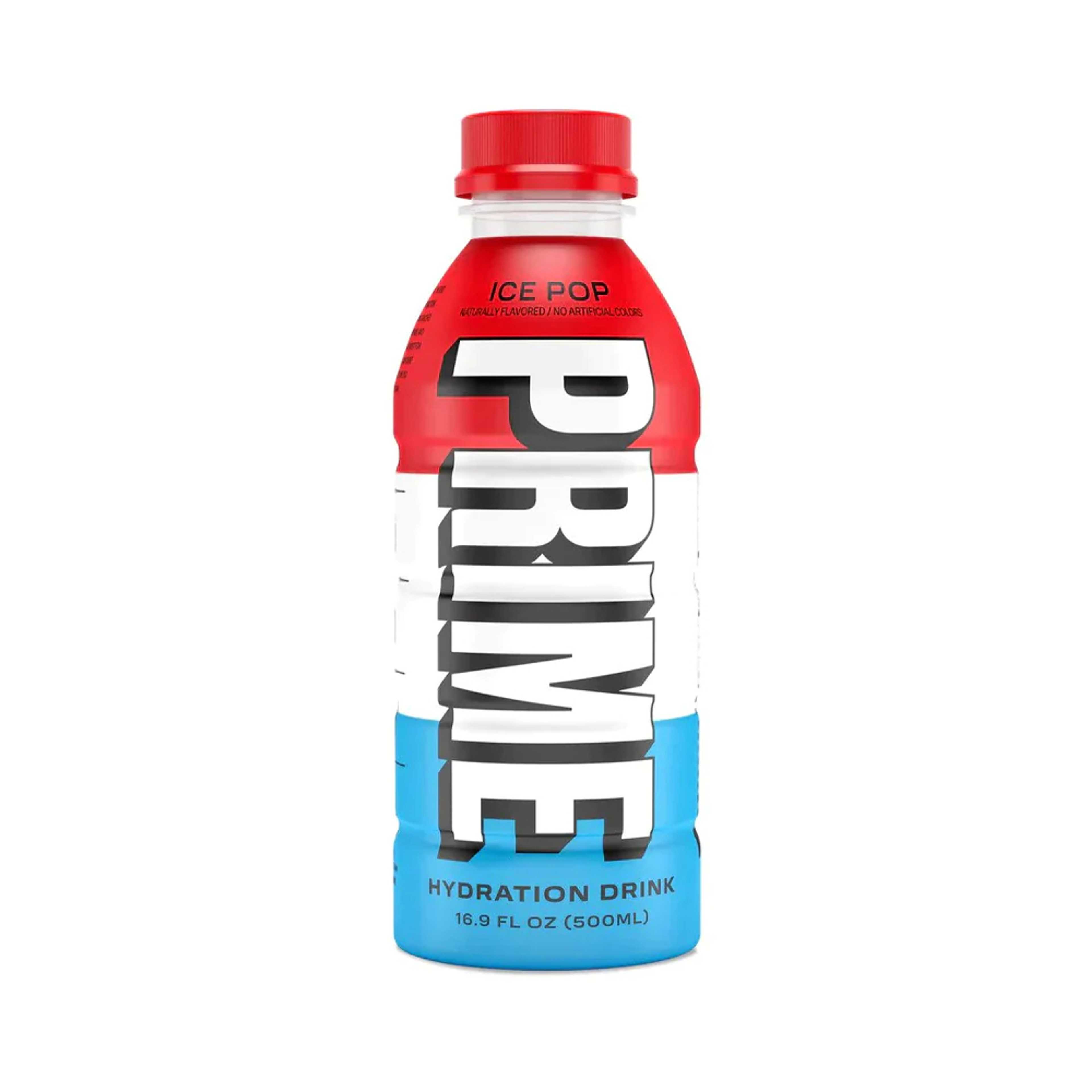 Prime Hydration Drink Ice Pop 16.9 fl oz 500 ml Bottle