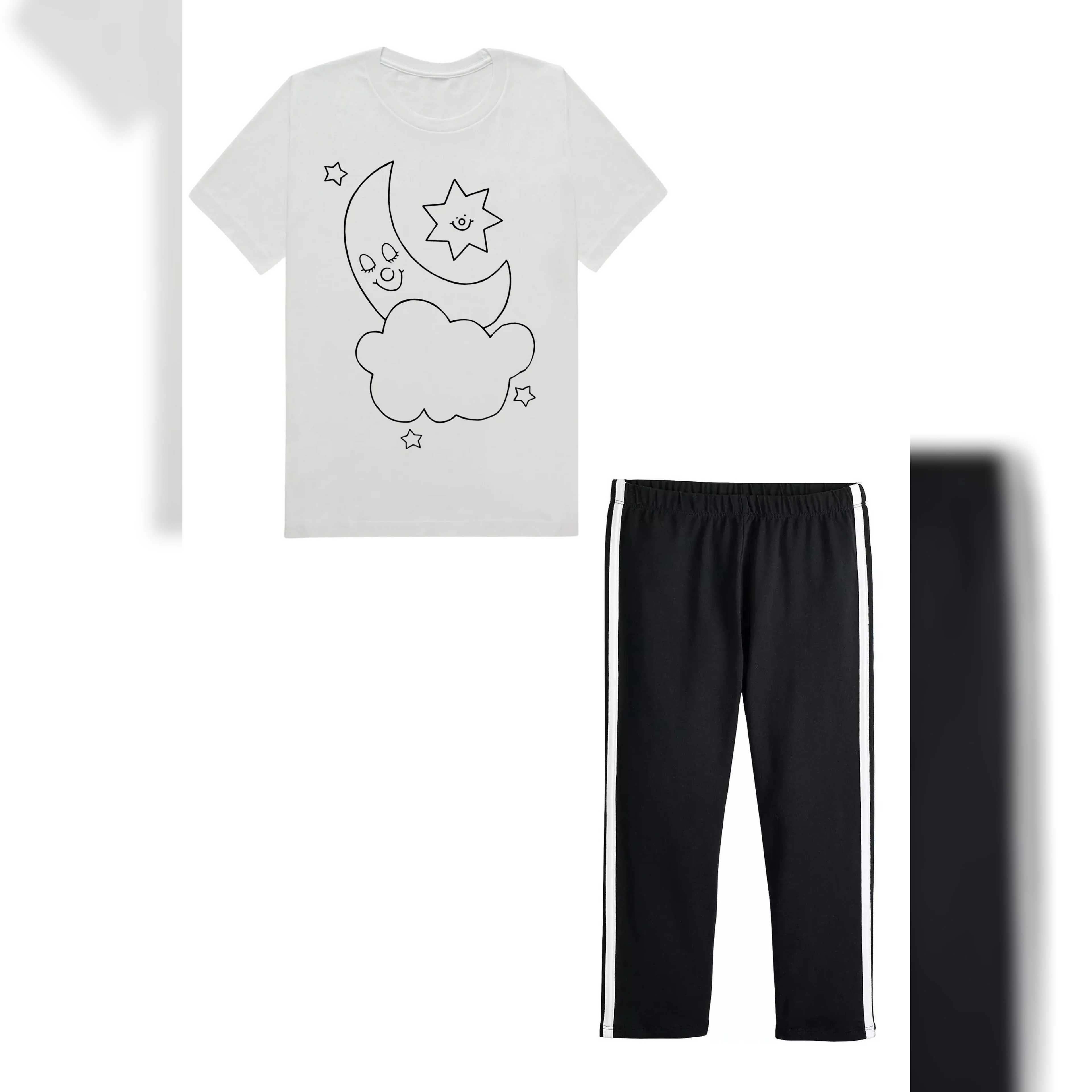 KIDS T-SHIRT AND TROUSER (HAPPY MOON)