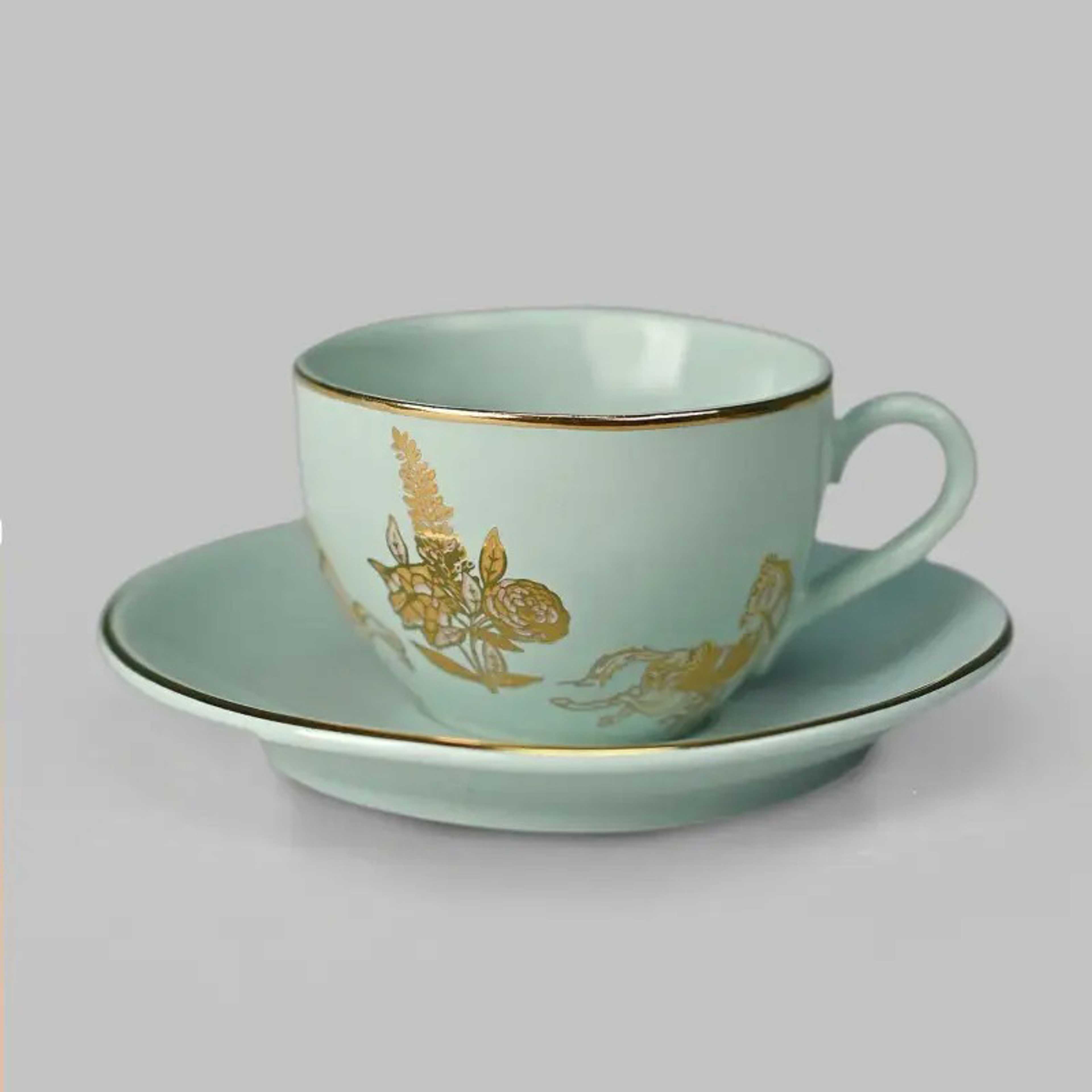 Saucer and Cup Set - The Glory of Mughal Heritage - Sana Safinaz Home - Product Main Image