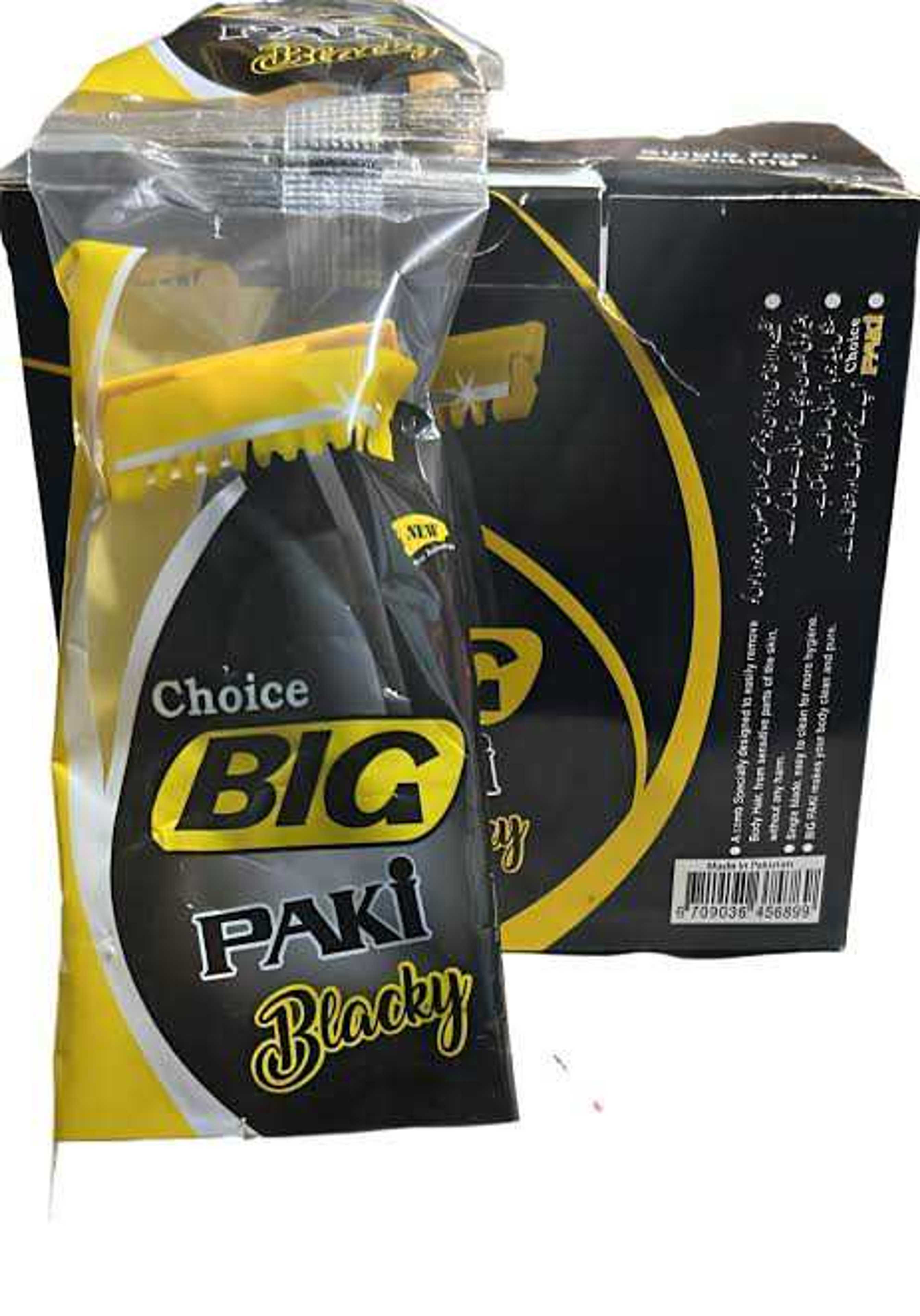 Big Paki Disposable Body Razor, Razor For Men, Razor For Women, Big Paki Blacky Razor Pack of 24 PCS