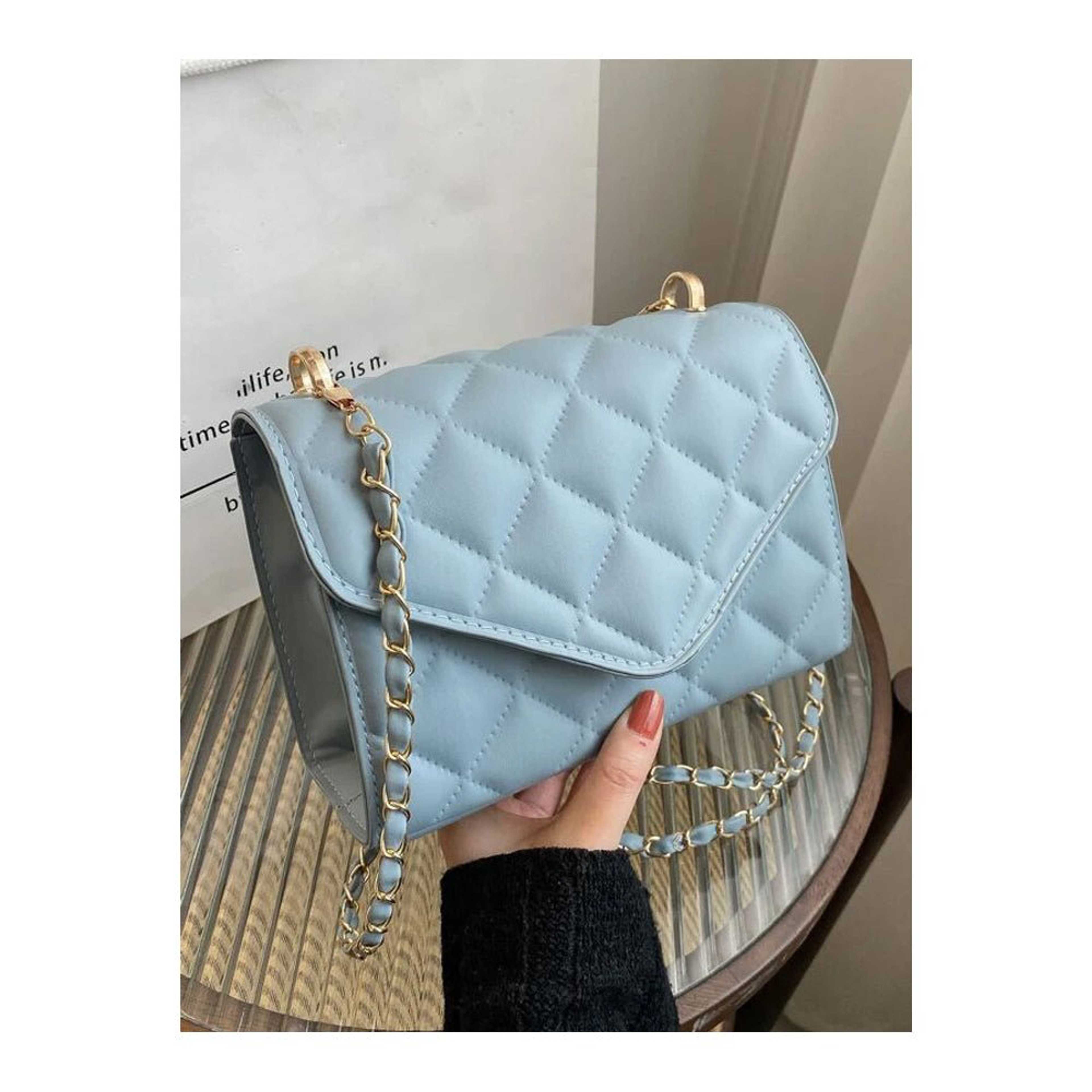 Shein - Minimalist Quilted Chain Flap Square Bag (Replica) - Product Main Image