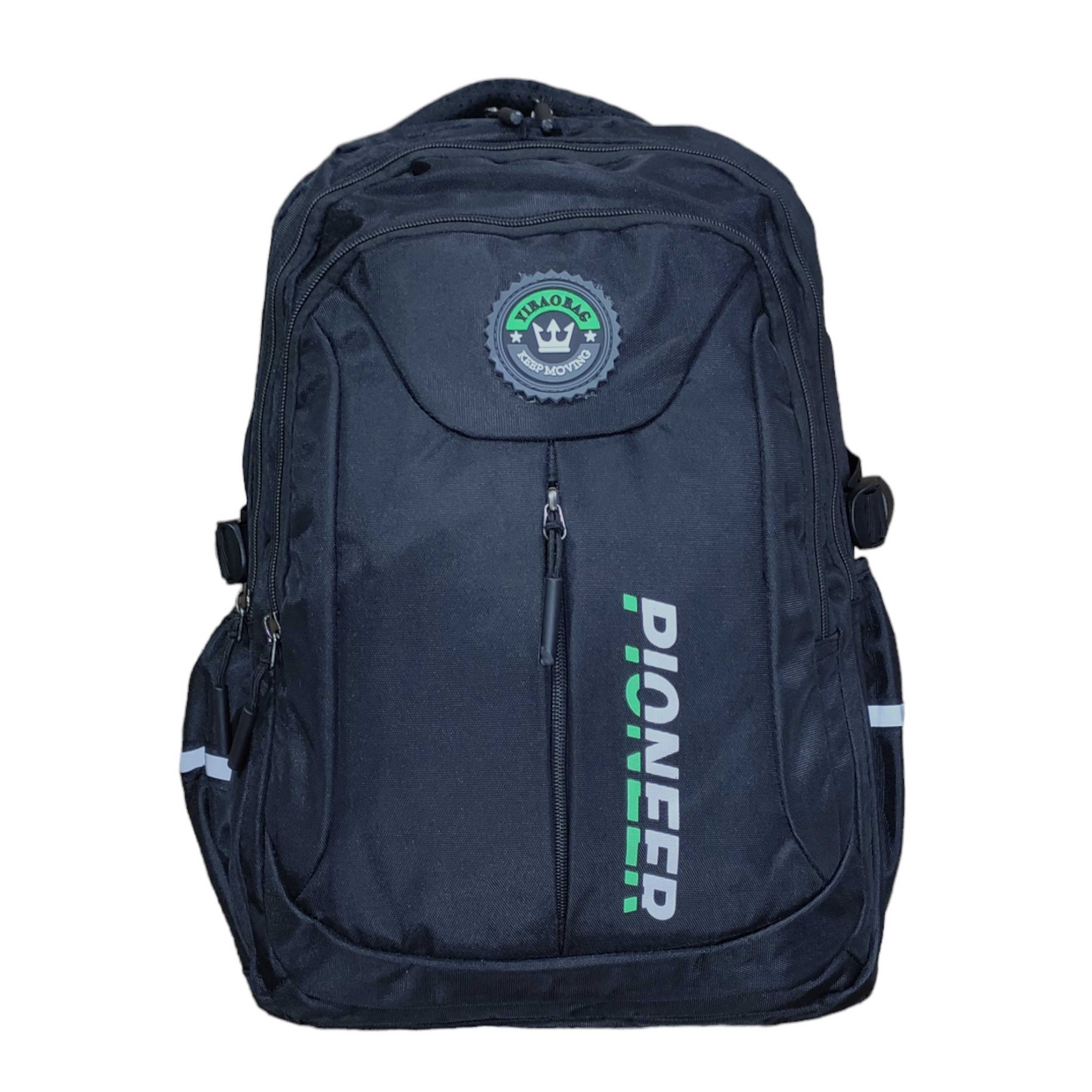 Bag City. PIONEER High School Bag,, Grade 6 to 10 Class School Backpack. Large Capacity Strong Durable