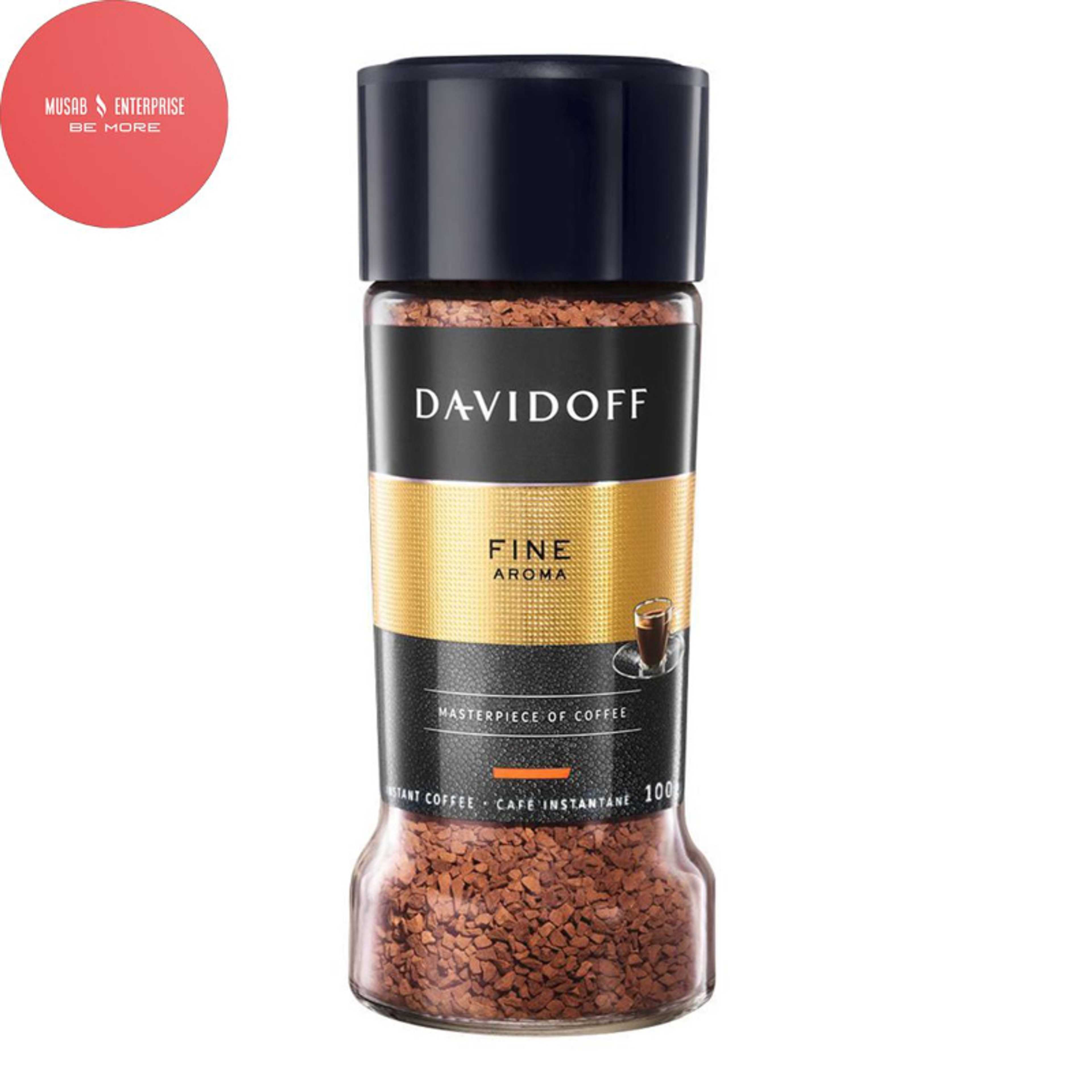 Davidoff Coffe, Fine Aroma, Instant Coffee Jar, 100gm