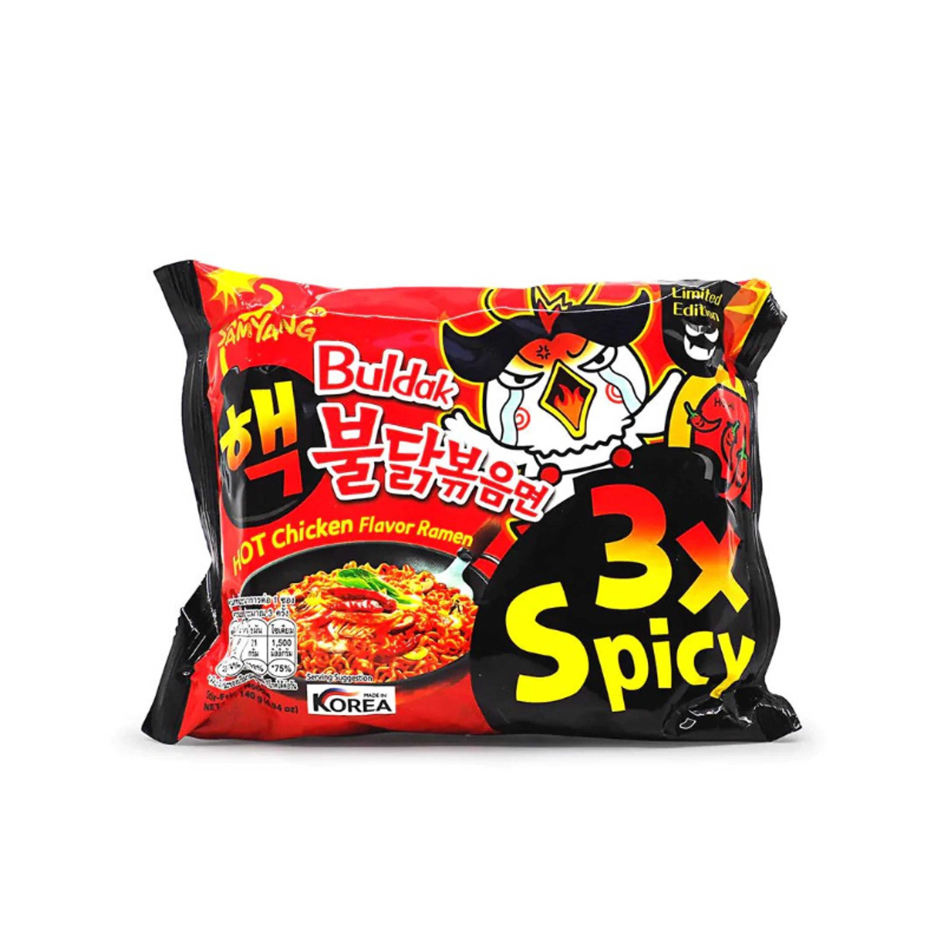 Samyangs Noodles 3X Spicy Hot Chicken Flavor Ramen 140gm