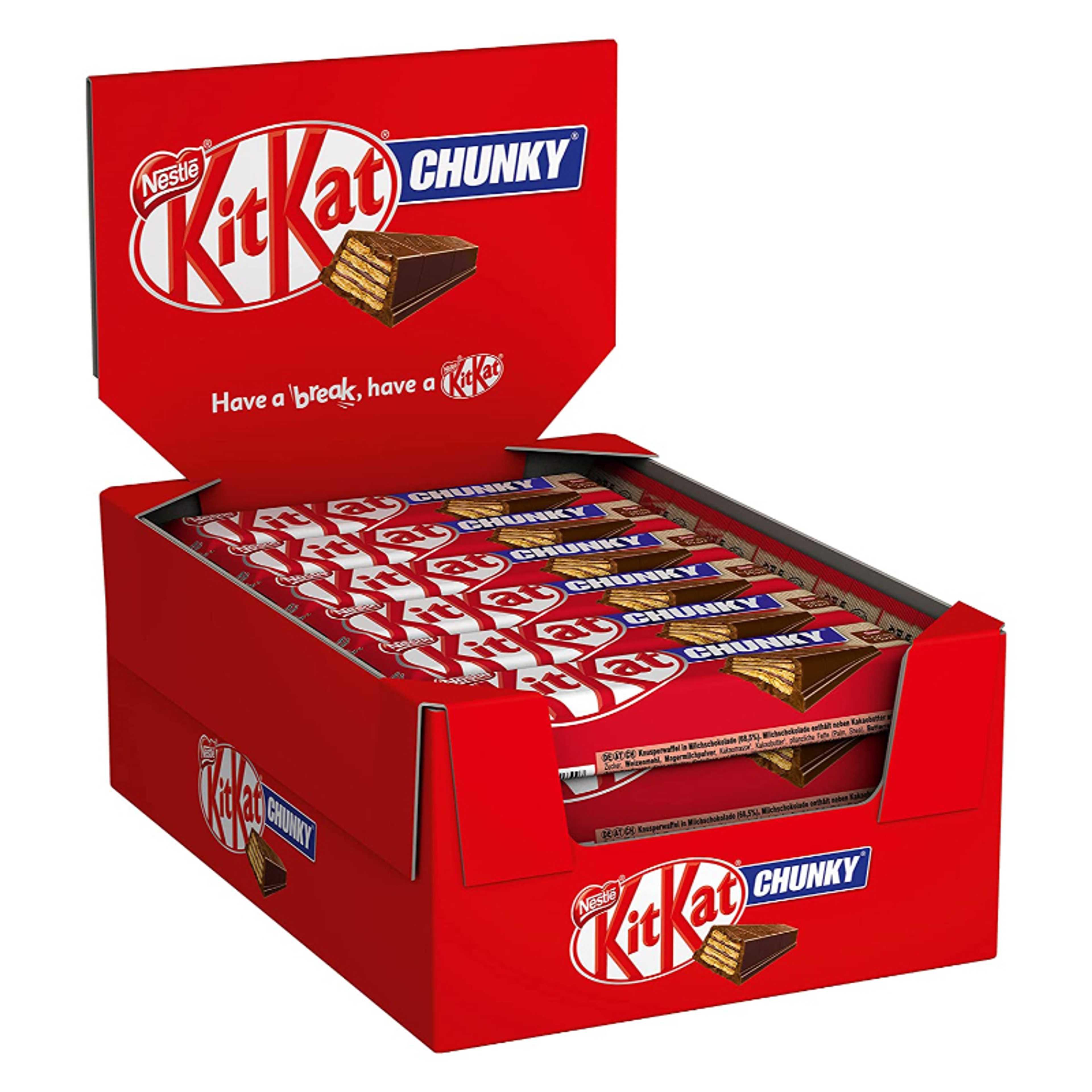 KitKat Chunky Chocolate Bars, 12 Bars Box