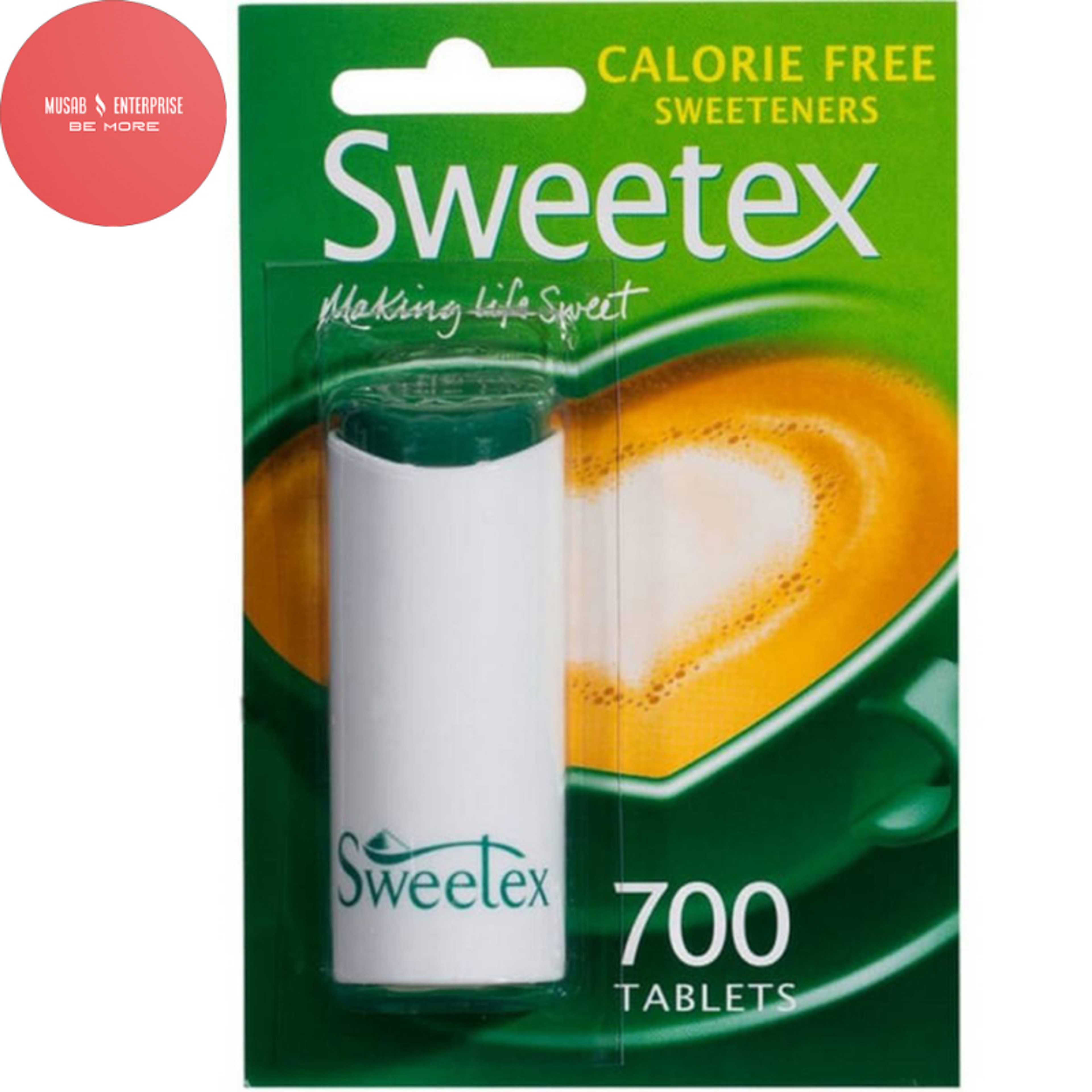 Sweetex Sweetener, Calorie Free Sweetener, Zero Calorie Sweetener, 700 Tablets