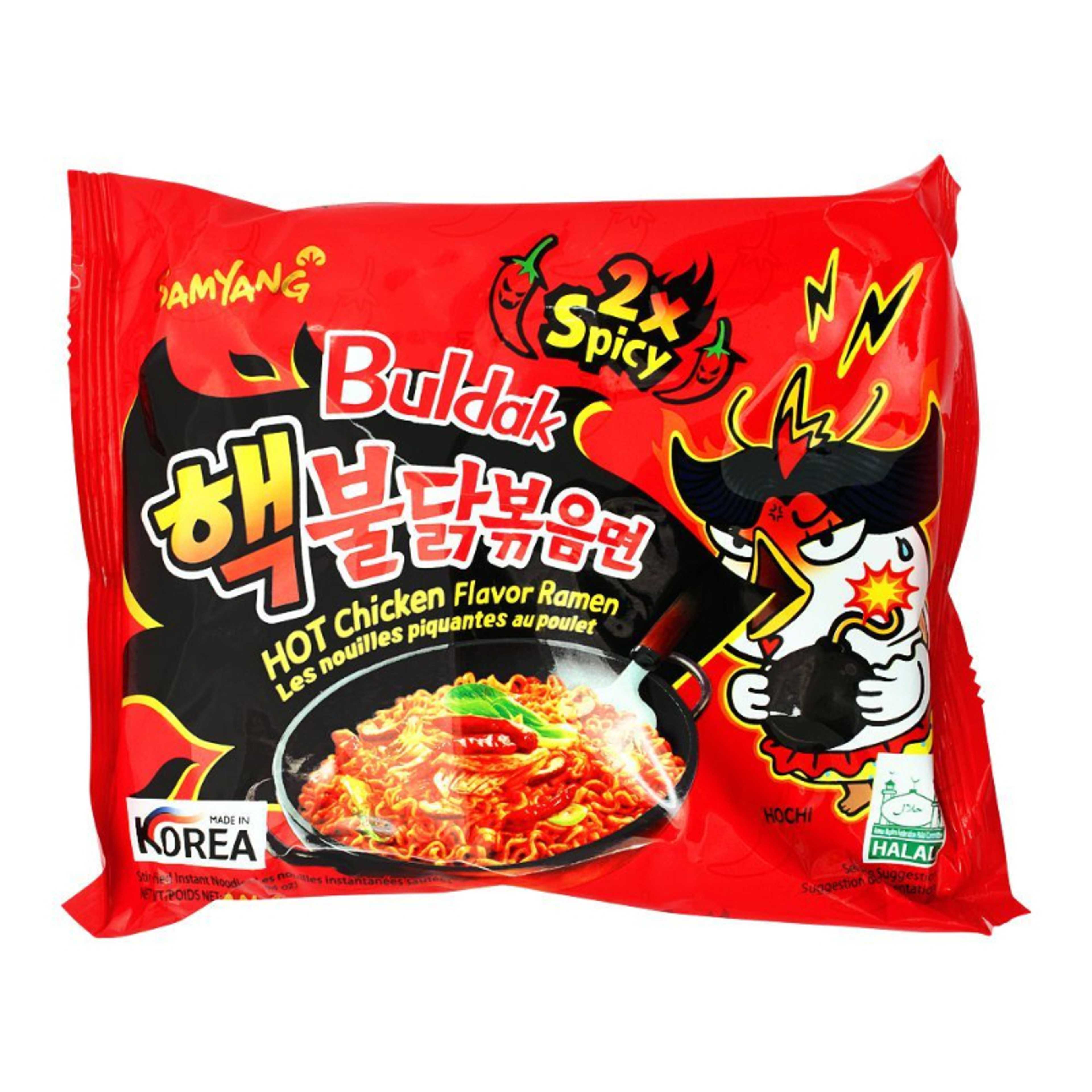 Samyangs Noodles 2X Spicy Hot Chicken Flavor Ramen 140gm