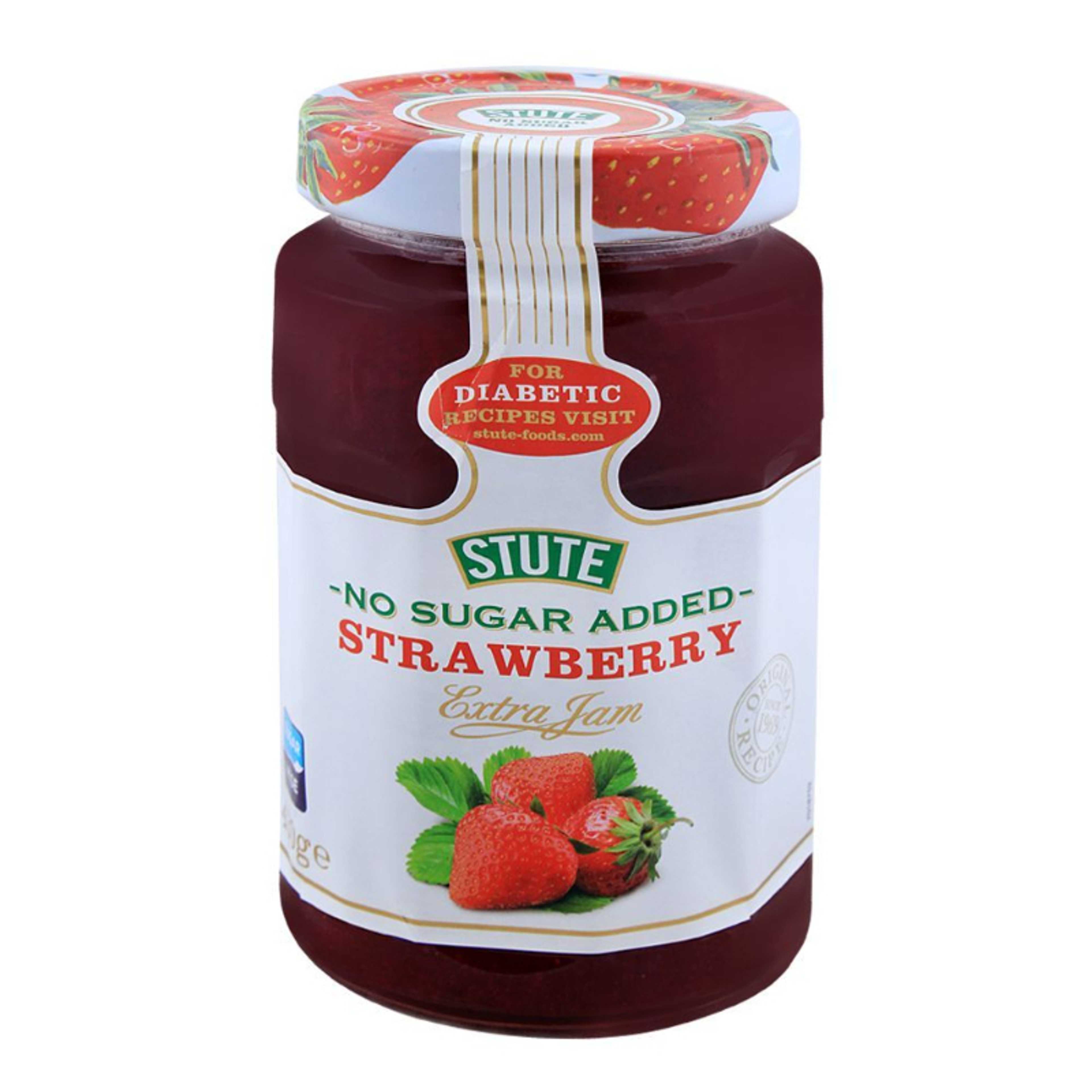 Stute Strawberry Jam, No Added Sugar 430gm