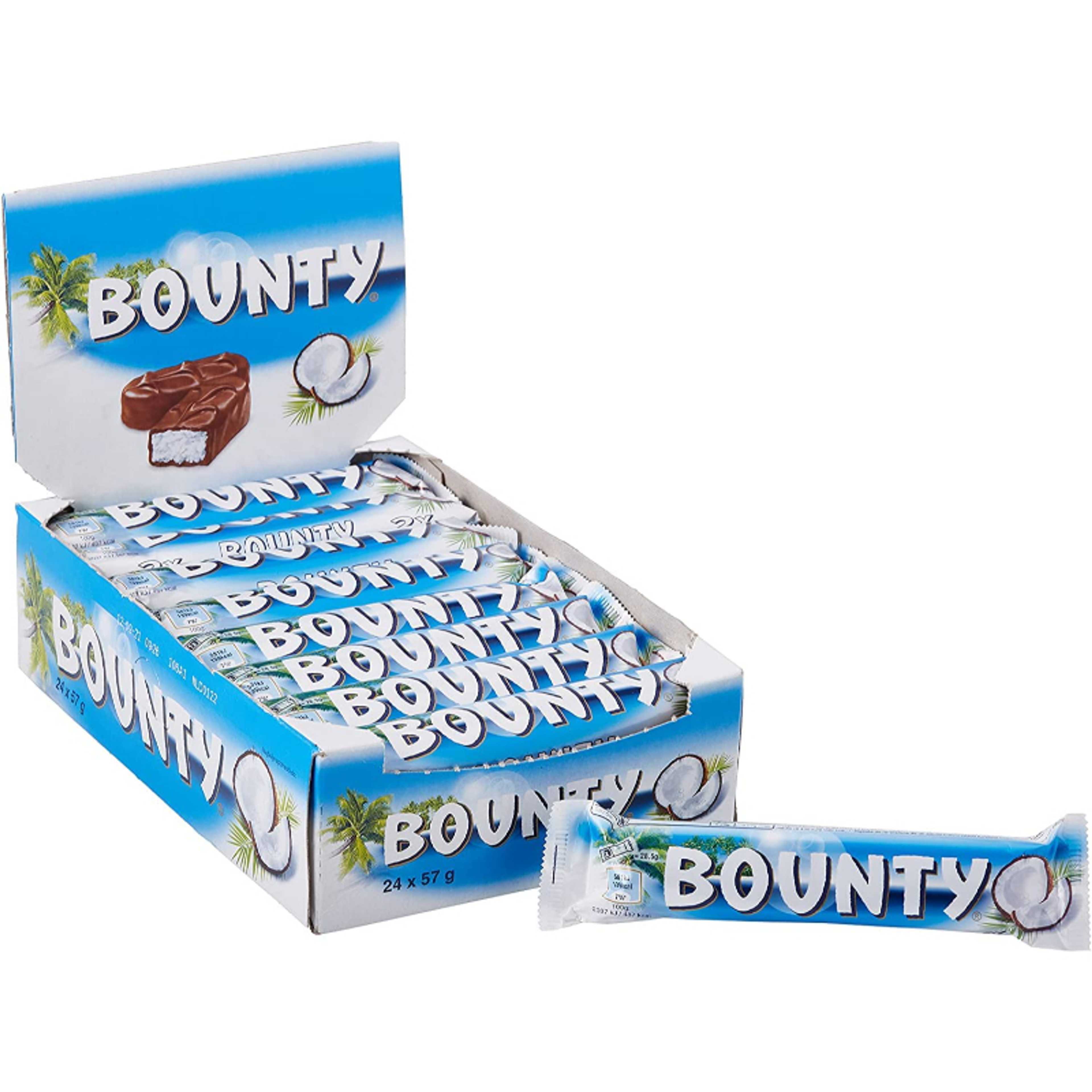 Bounty Chocolate, 57gm, 24 Bars Box