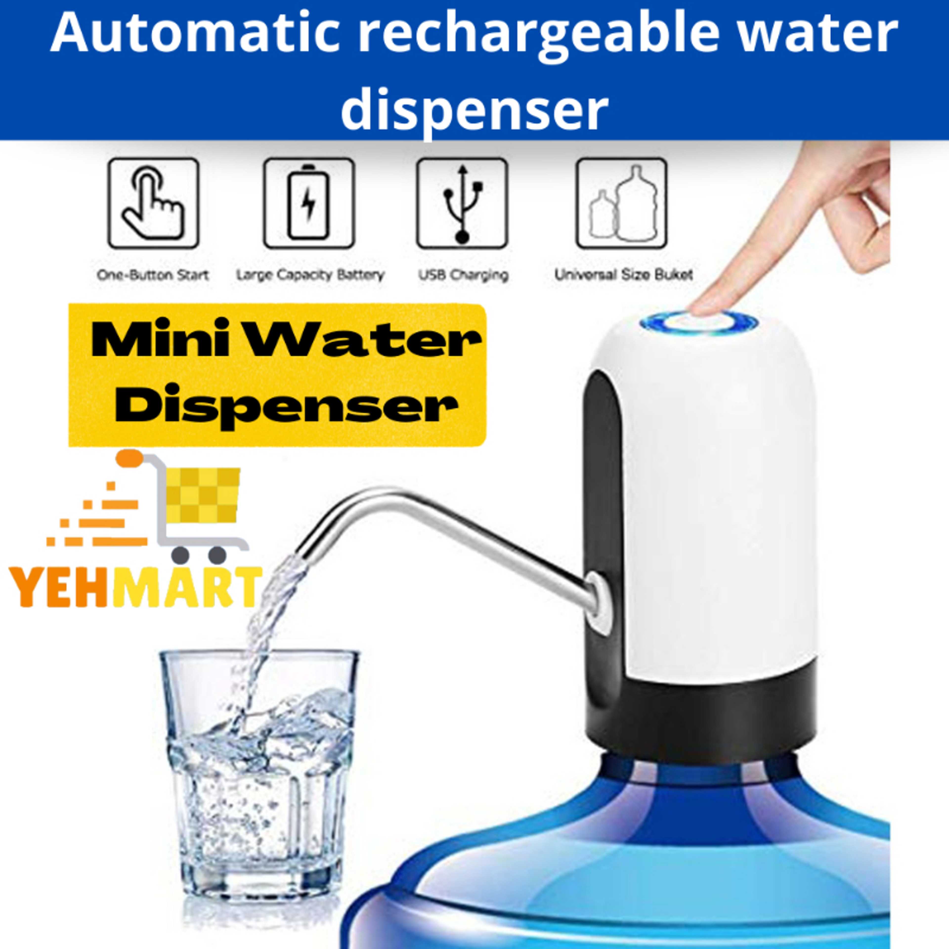 New Rechargeable Automatic Water Dispenser,Water Bottle Pump USB Charging Drinking Portable Electric dispenser pump for house and office etc.