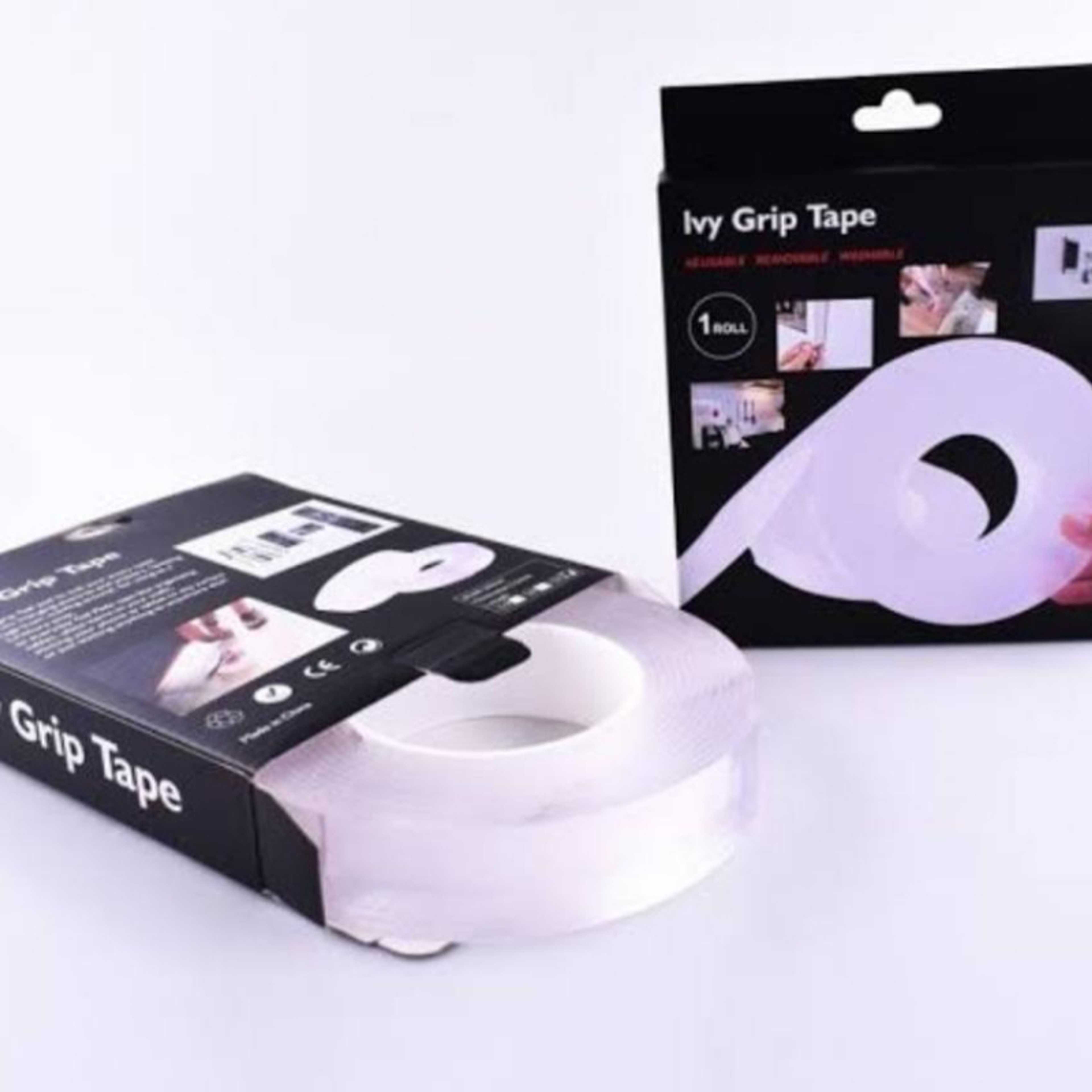 3 Meter Strong Holding Double-sided Grip Tape Double Sided Adhesive Silicon Tape, Transparent Adhesive Heavy Duty, Heat Resistant, Multi-Functional, Removable, Sticky, No Trace Anti-Slip Gel Nano Tape