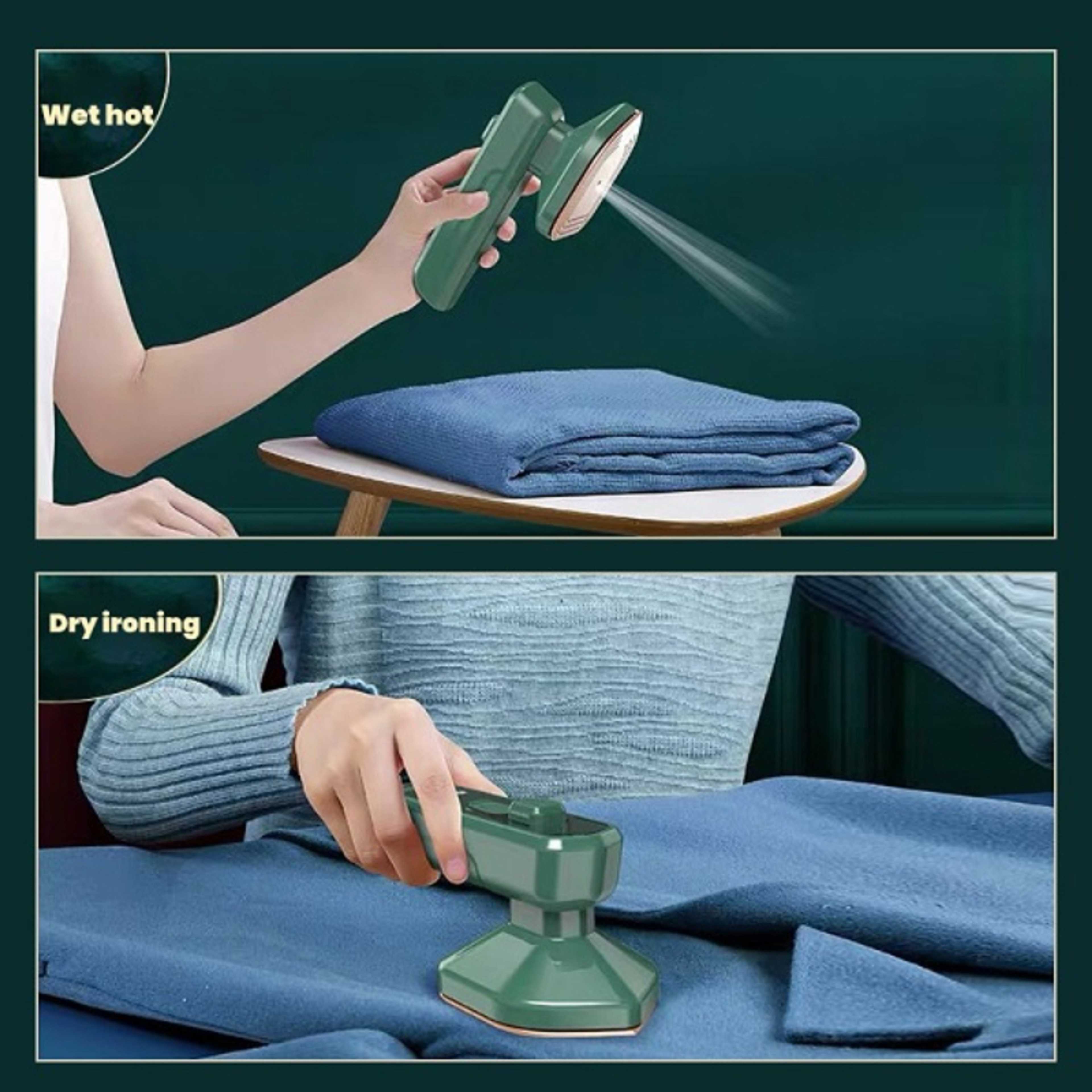 Professional Micro Steam Iron Handheld Household Clothes Cleaner Portable Ironing Machine Garment Steamer Home Travel - Product Main Image