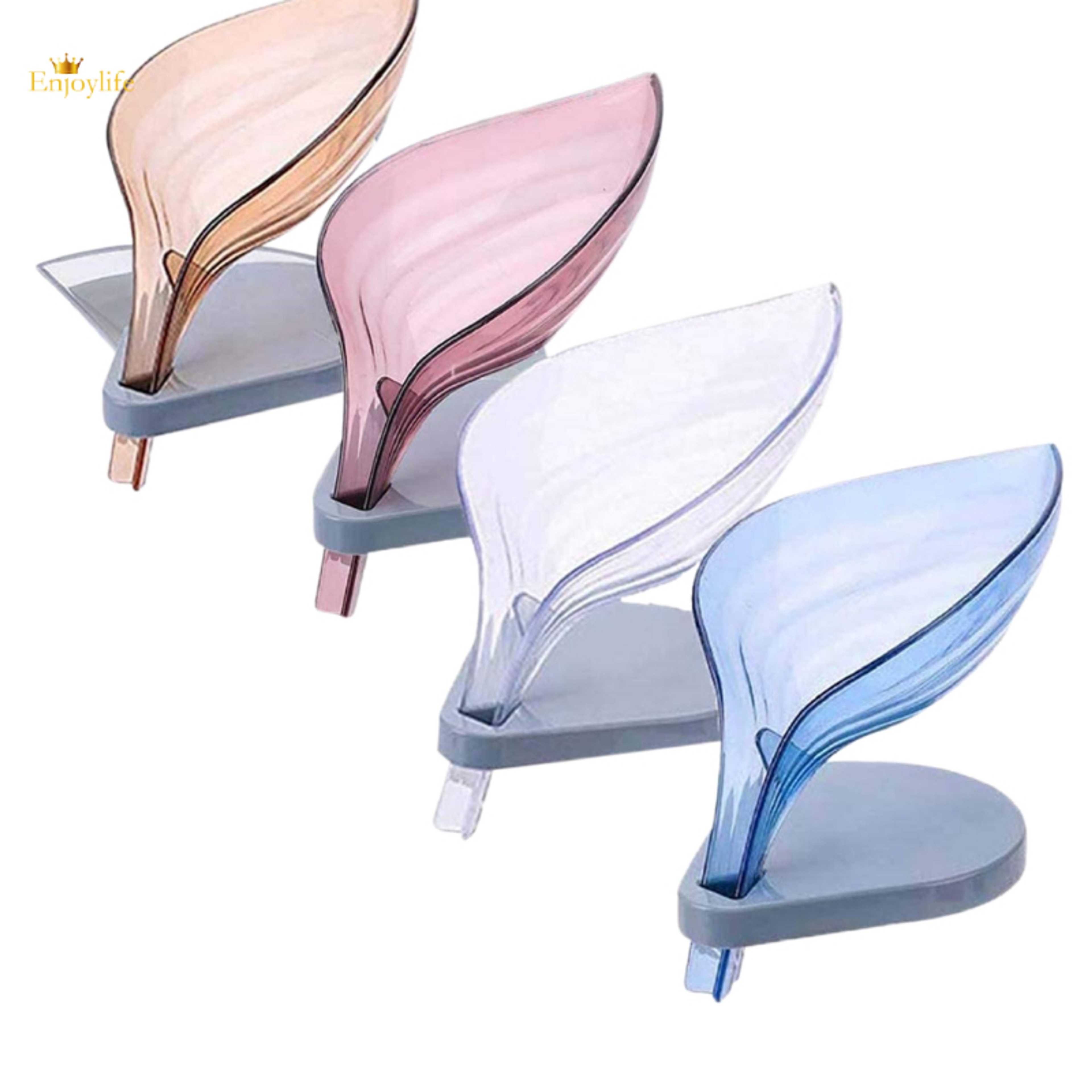 Pack of 4 Leaf Shape Soap Holder