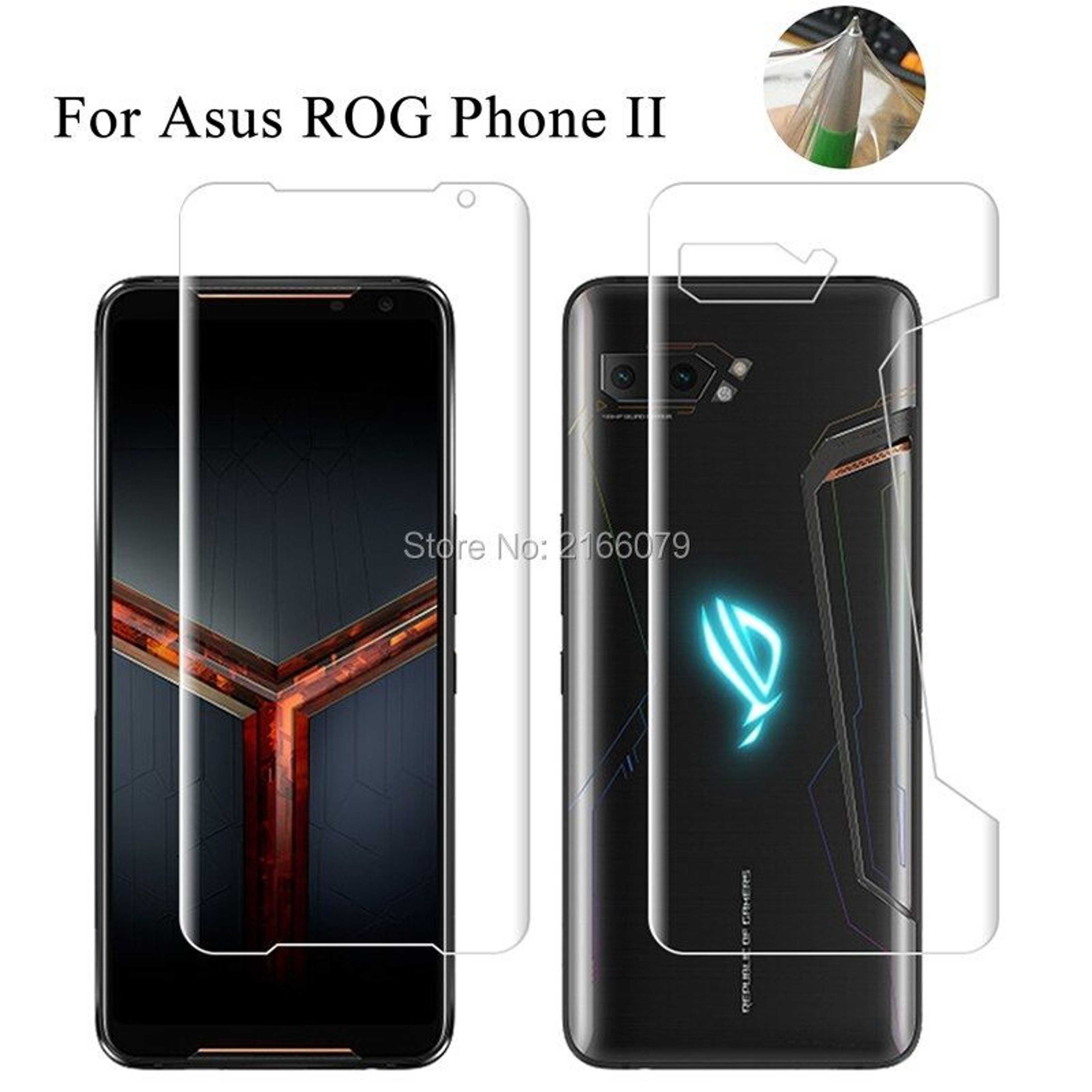 Asus_ROG Phone 2 Front & Back Hydrogel Film Jelly Screen Protector for Asus_ROG Phone 2