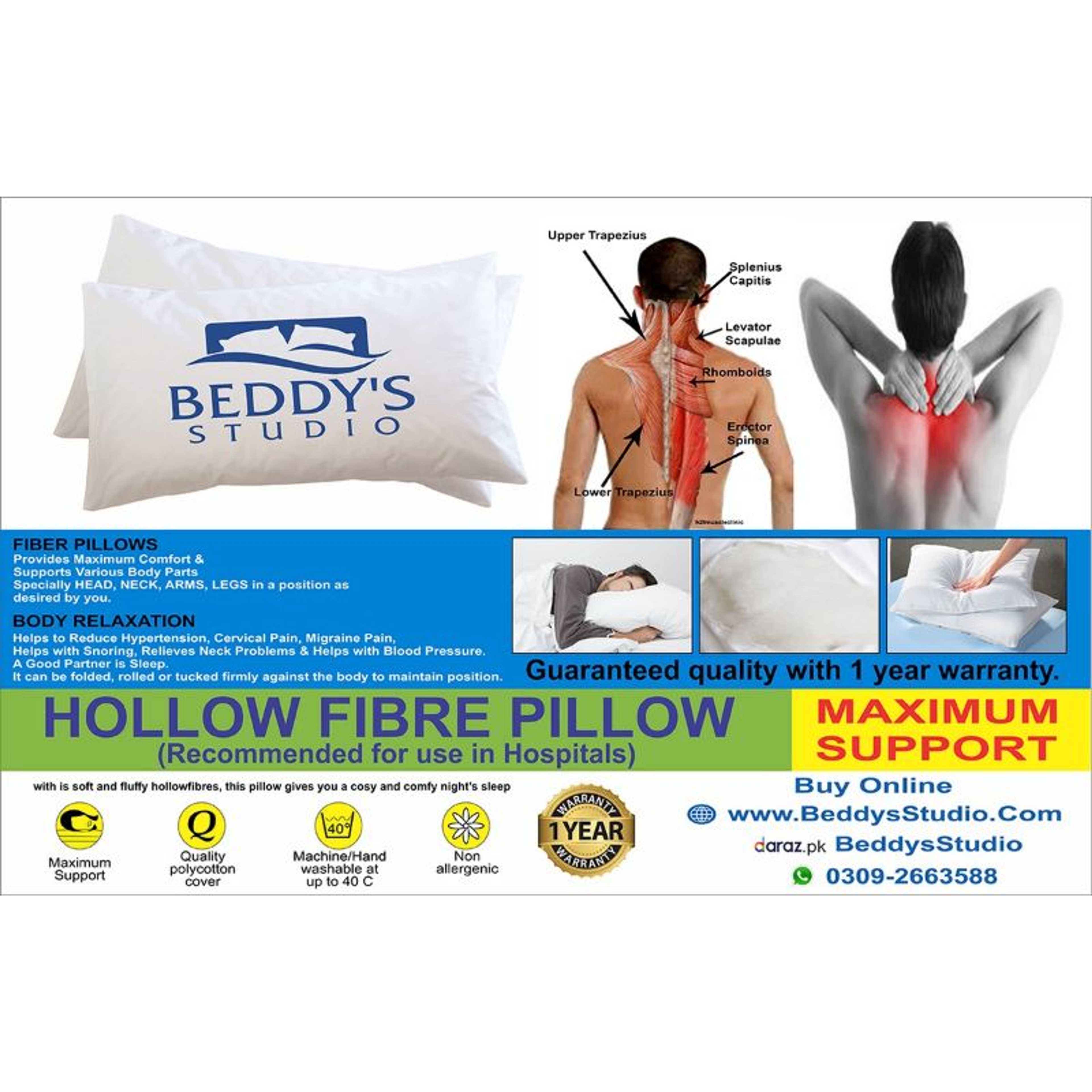 AL FERASH Hollow Fiber Medicated Vacuum Pillow