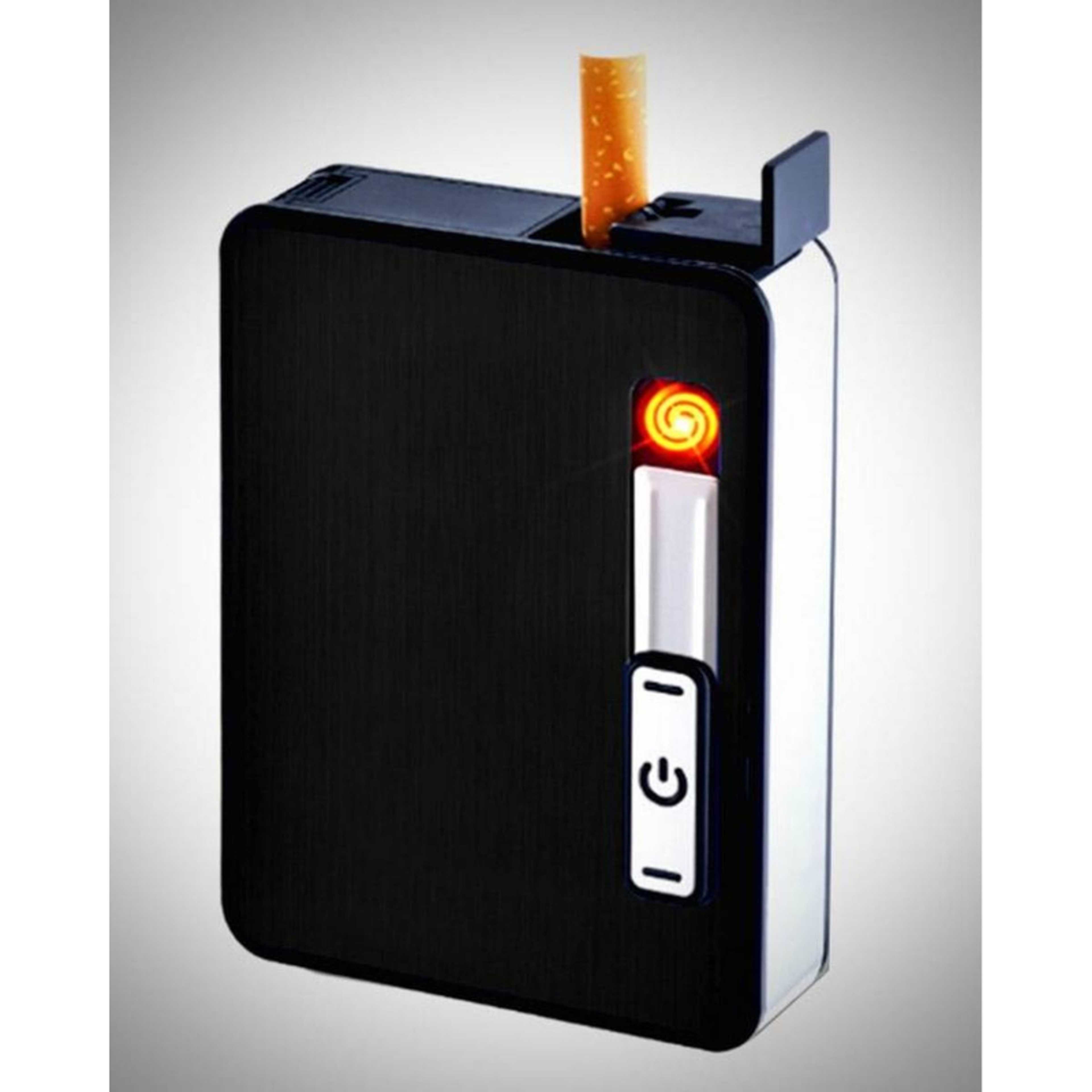 C_igarette Fancy Case With Rechargeable Electric Lighter