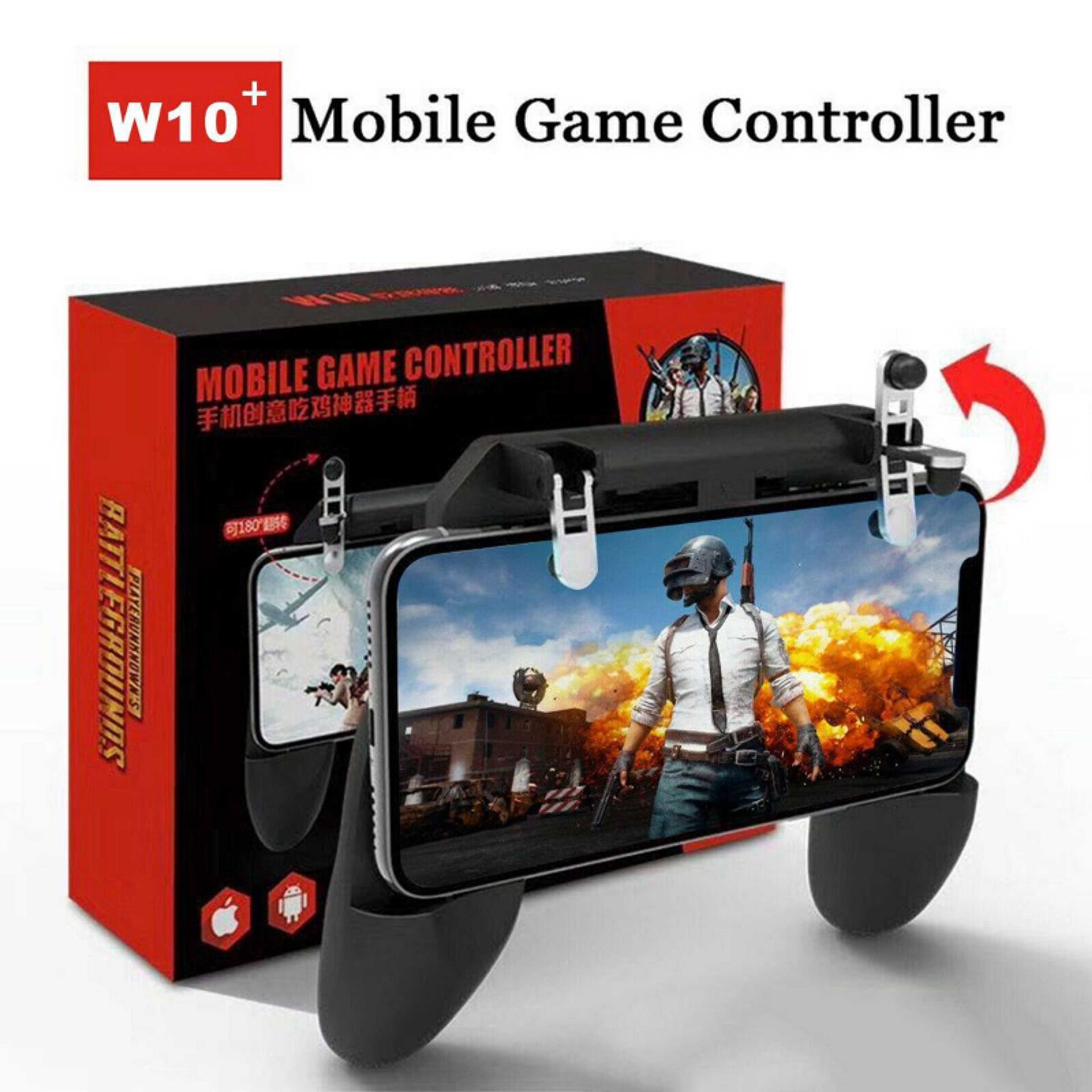 W10 PUBG Mobile iOS Android Professional Quality Gamepad with L1 R1 Triggers Controllers For Real Gamers