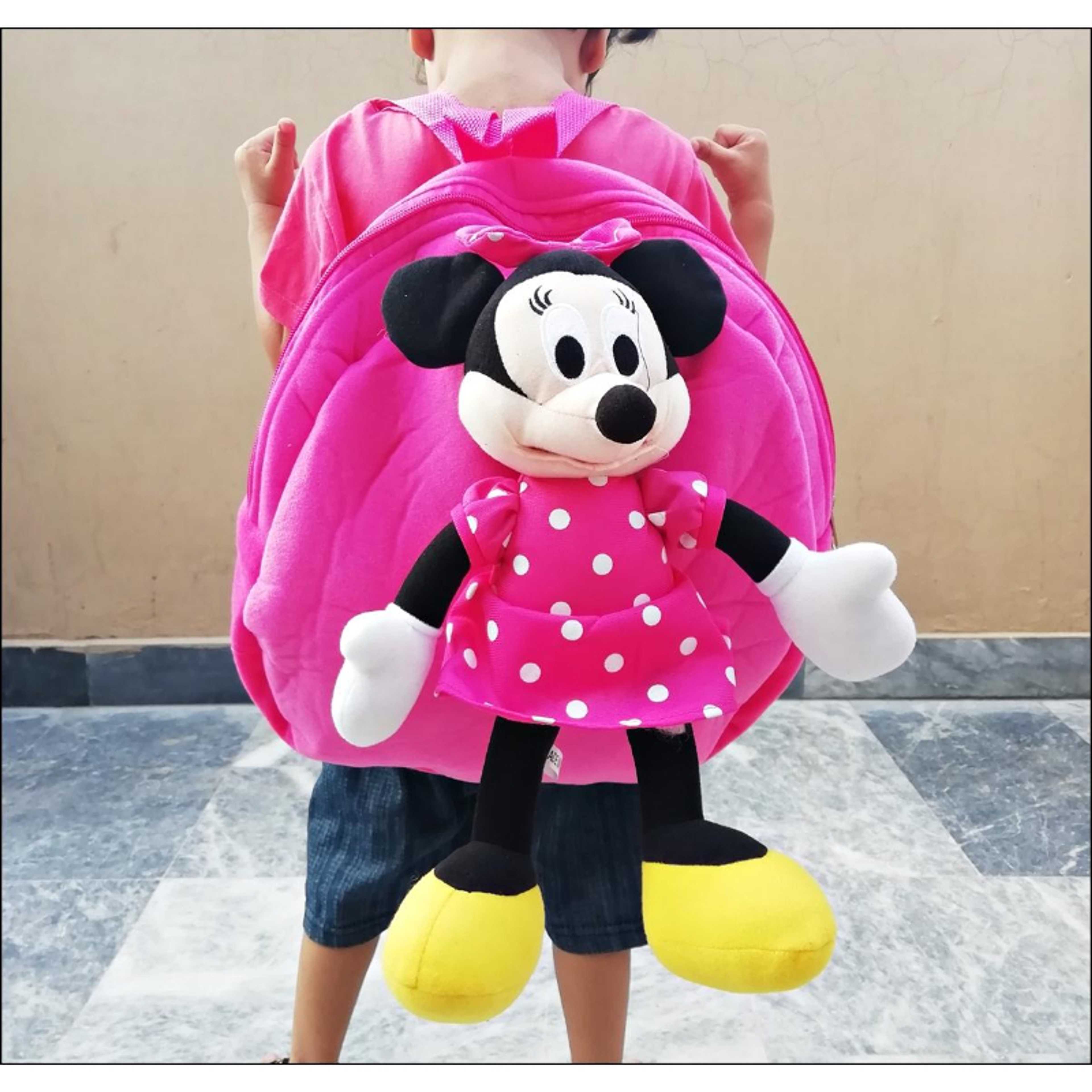 Premium Kids School Bag Mickey Mouse Character For Baby Girls