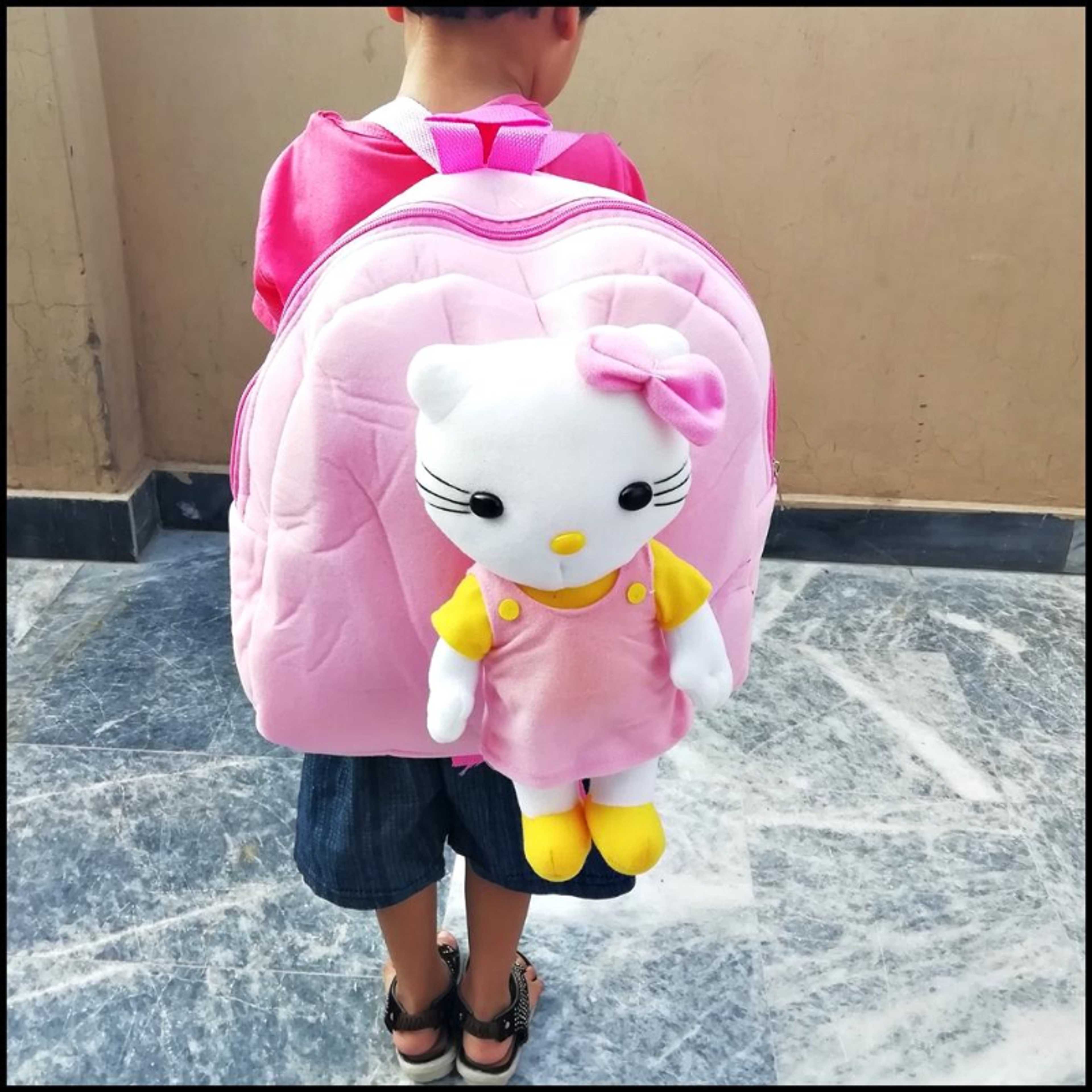 Premium Hello Kitty Character Kids School Bag For Boys and Girls