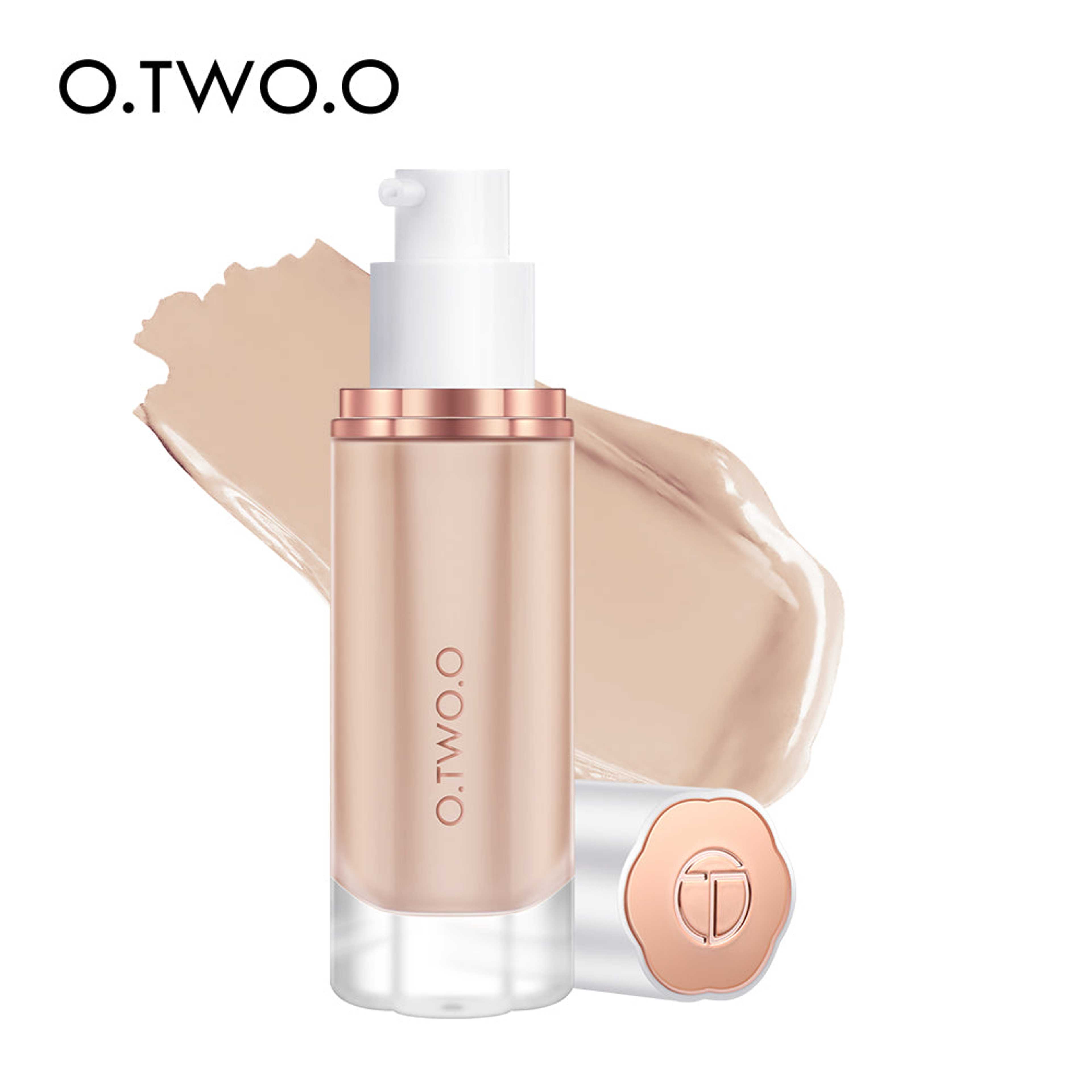 O.TWO.O Full Coverage Whitening Sweat Resistant Moisturizing Liquid Foundation Makeup Base - Product Main Image