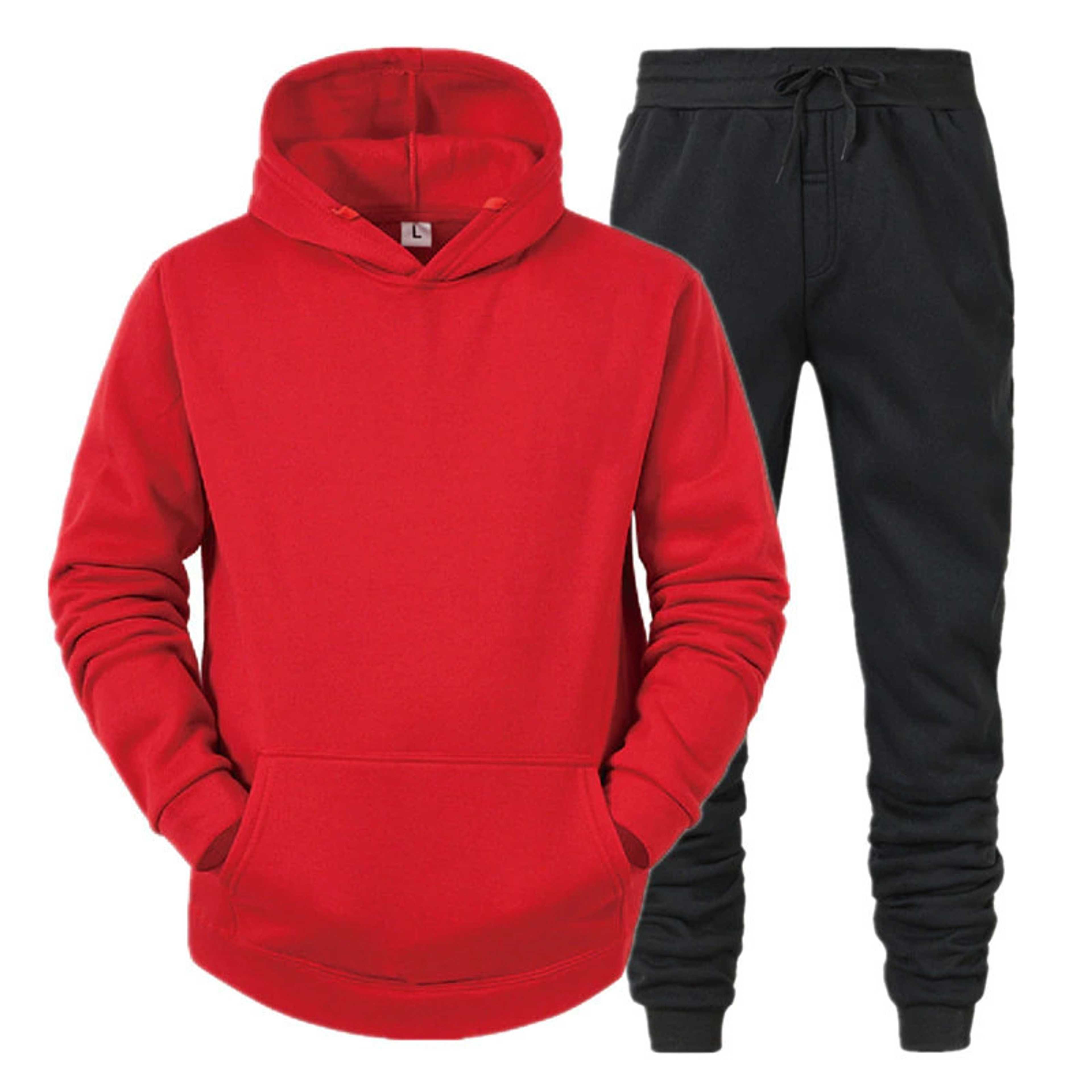 Men's Pullover + Jogging Trousers 2pcs Sets Loosen Sweatshirt Hoodies Long Sleeve Sport Pants Tracksuit Male Sportswear