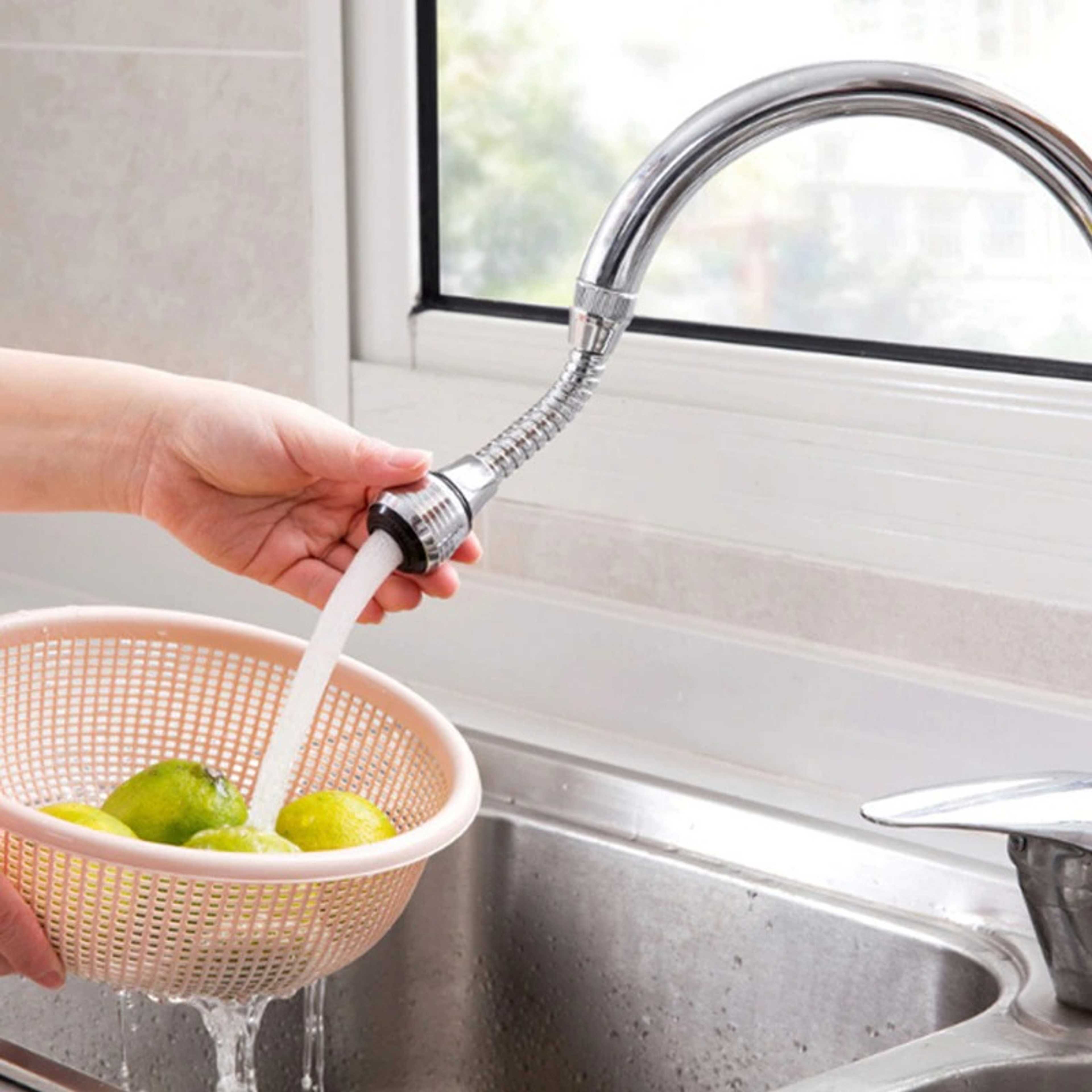 360° Adjustment Kitchen Faucet Extension Tube Bathroom Extension Water Tap Water Filter Foam Kitchen Faucet Home Accessories