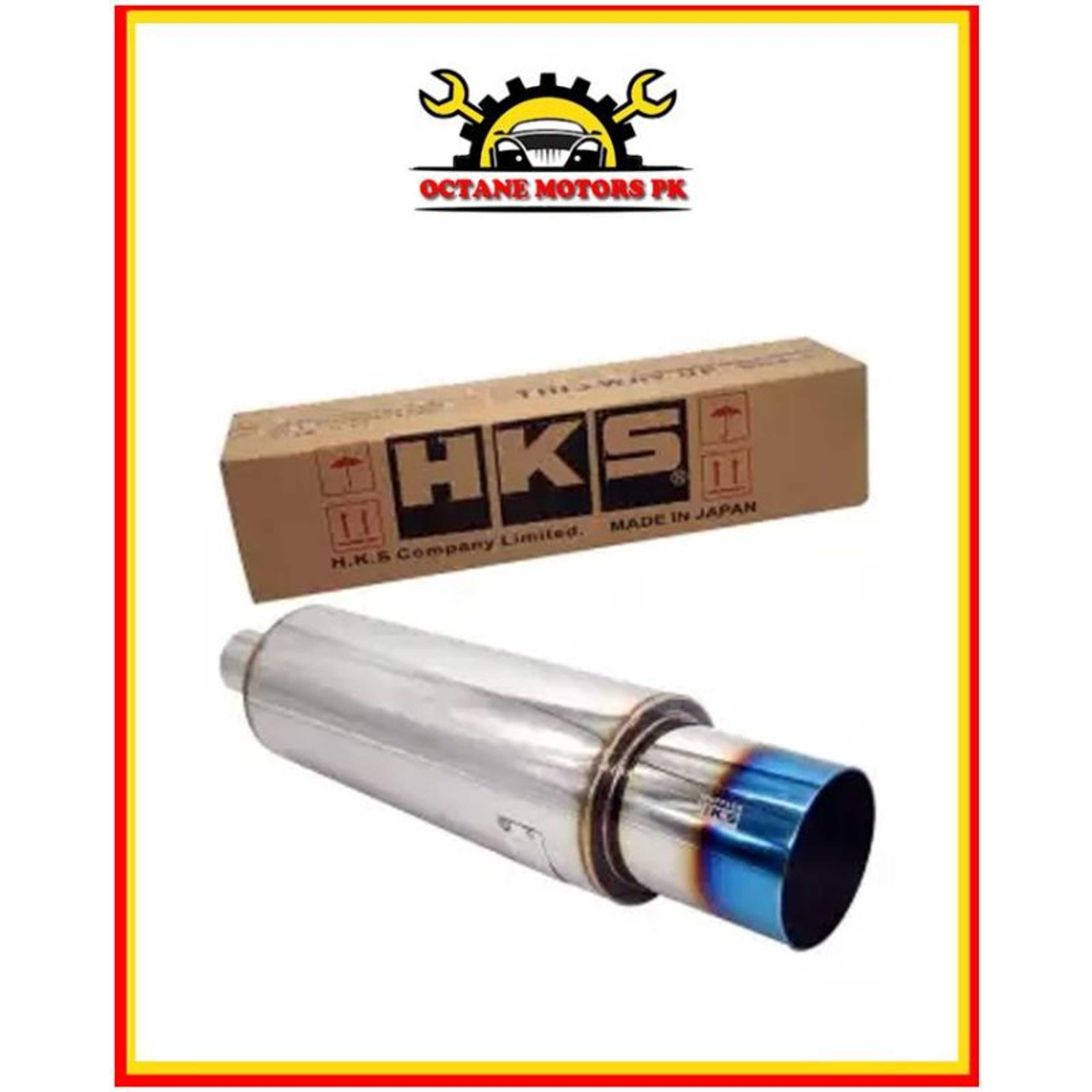 HKS Muffler Exhaust Large - Silver