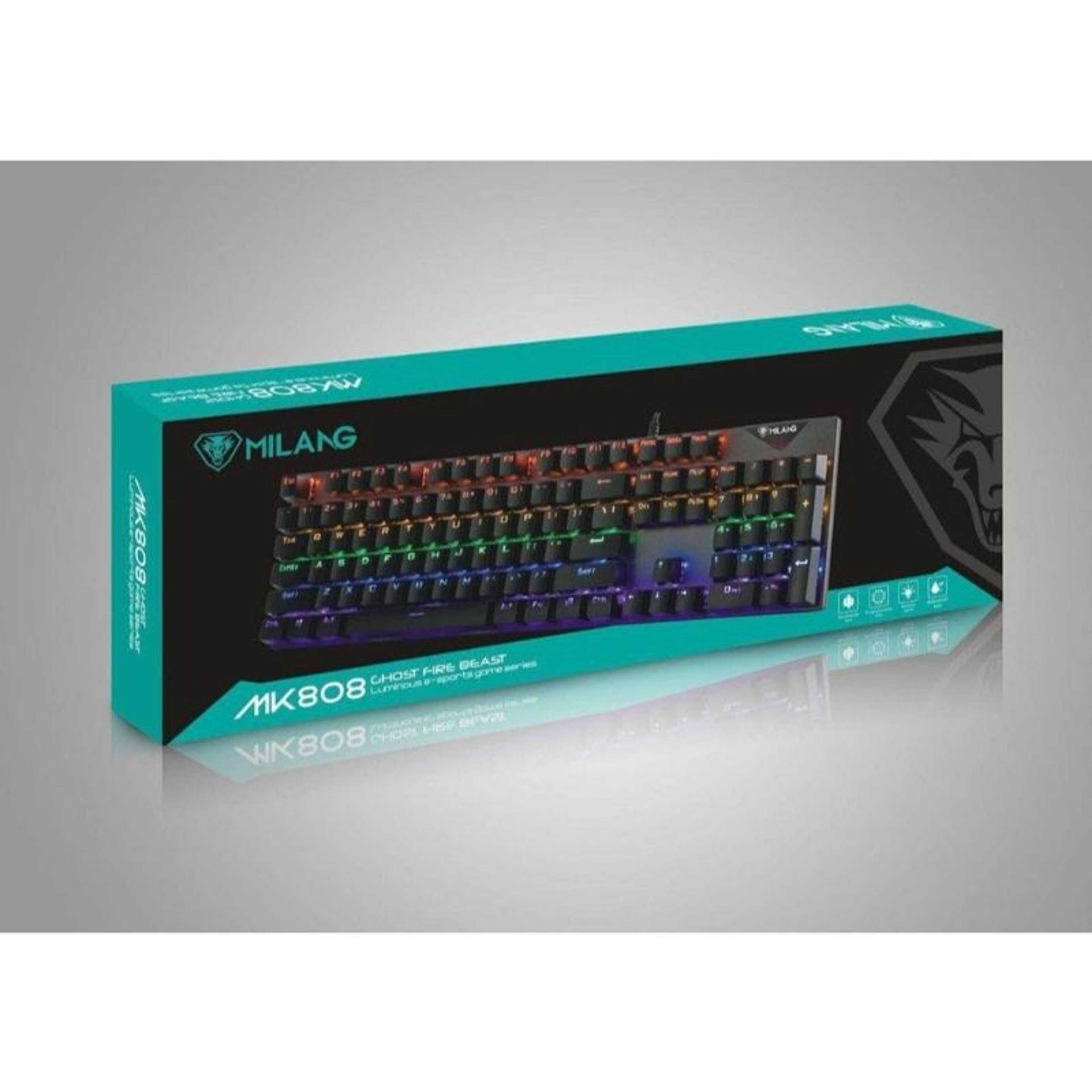 MILANG MK808 GAMING WIRED MECHANICAL KEYBOARD