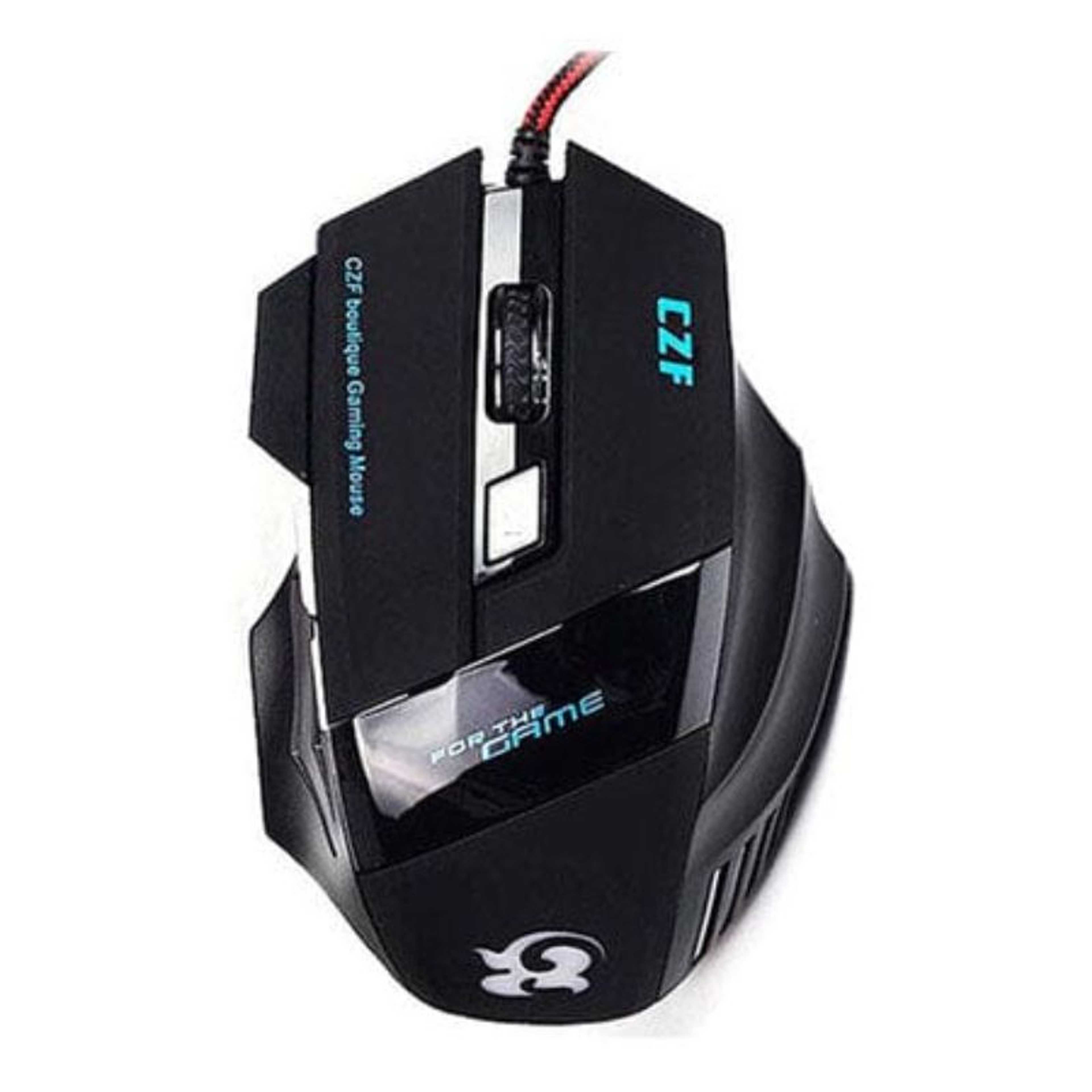 OPTICAL GAMING MOUSE WITH RGB LIGHTS 6 BUTTONS T6 GAMING MOUSE