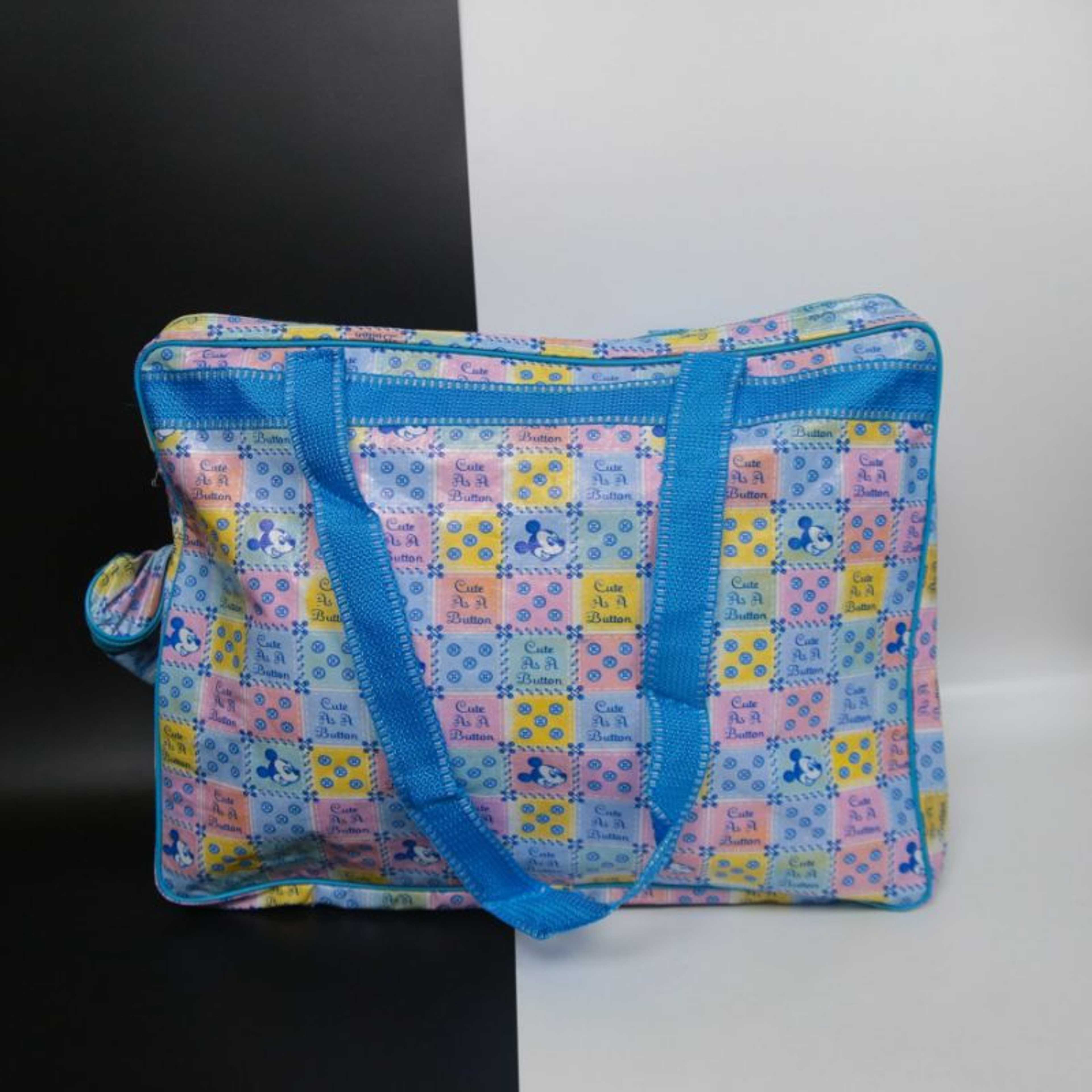 BABY BAG WITH FEEDER CASE BLUE