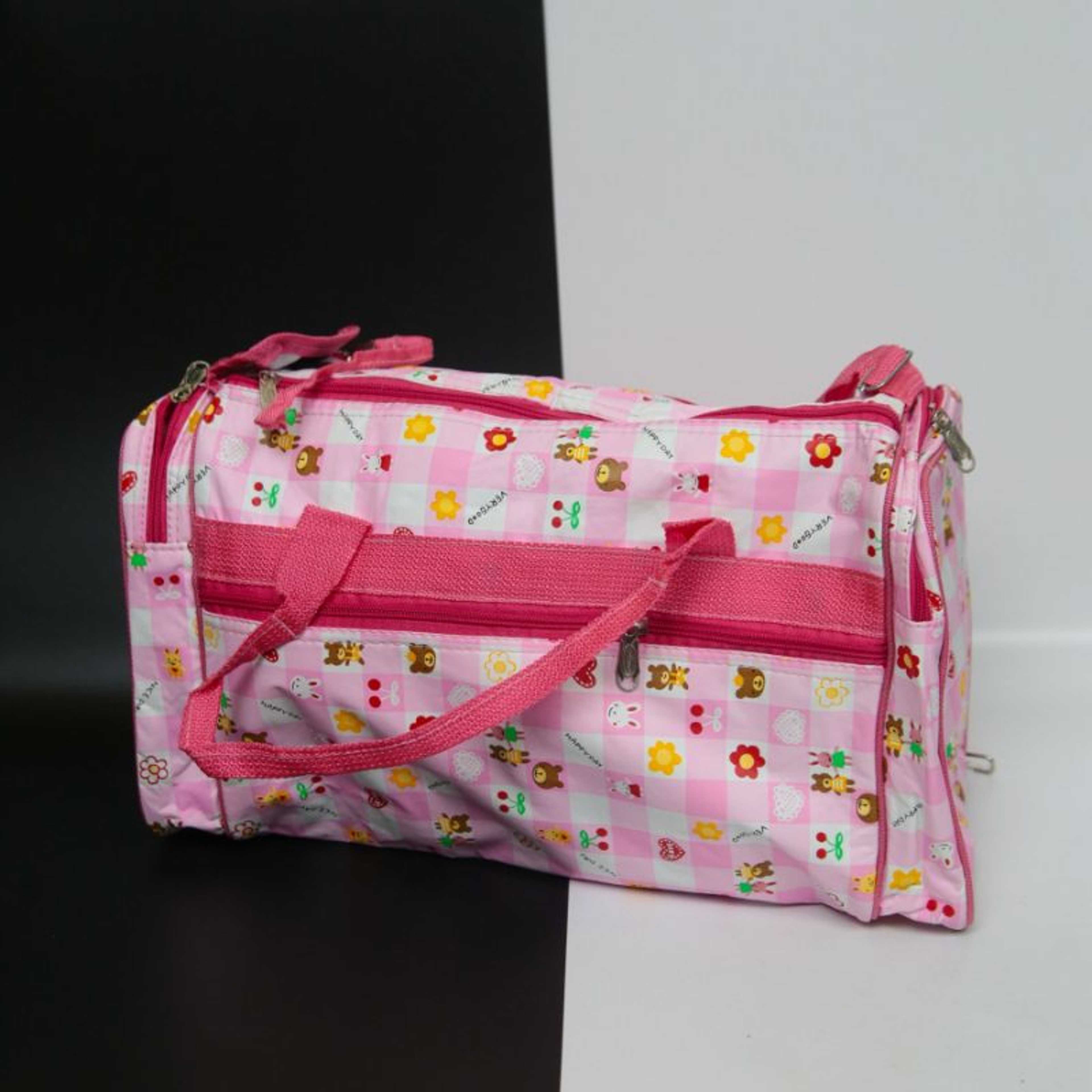 BABY BAG WITH FEEDER CASE PINK