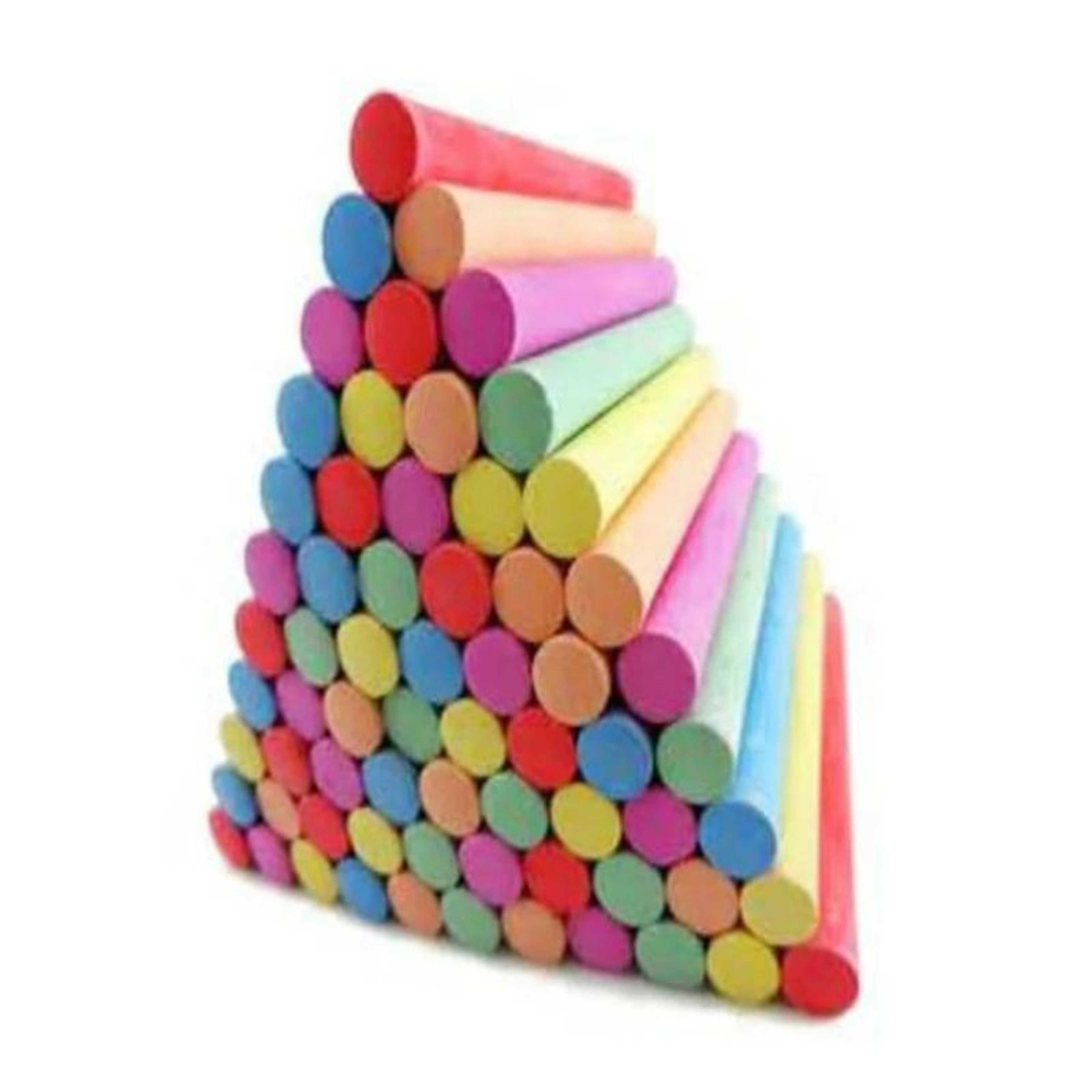Pack of 50 - Colorful Board Chalk