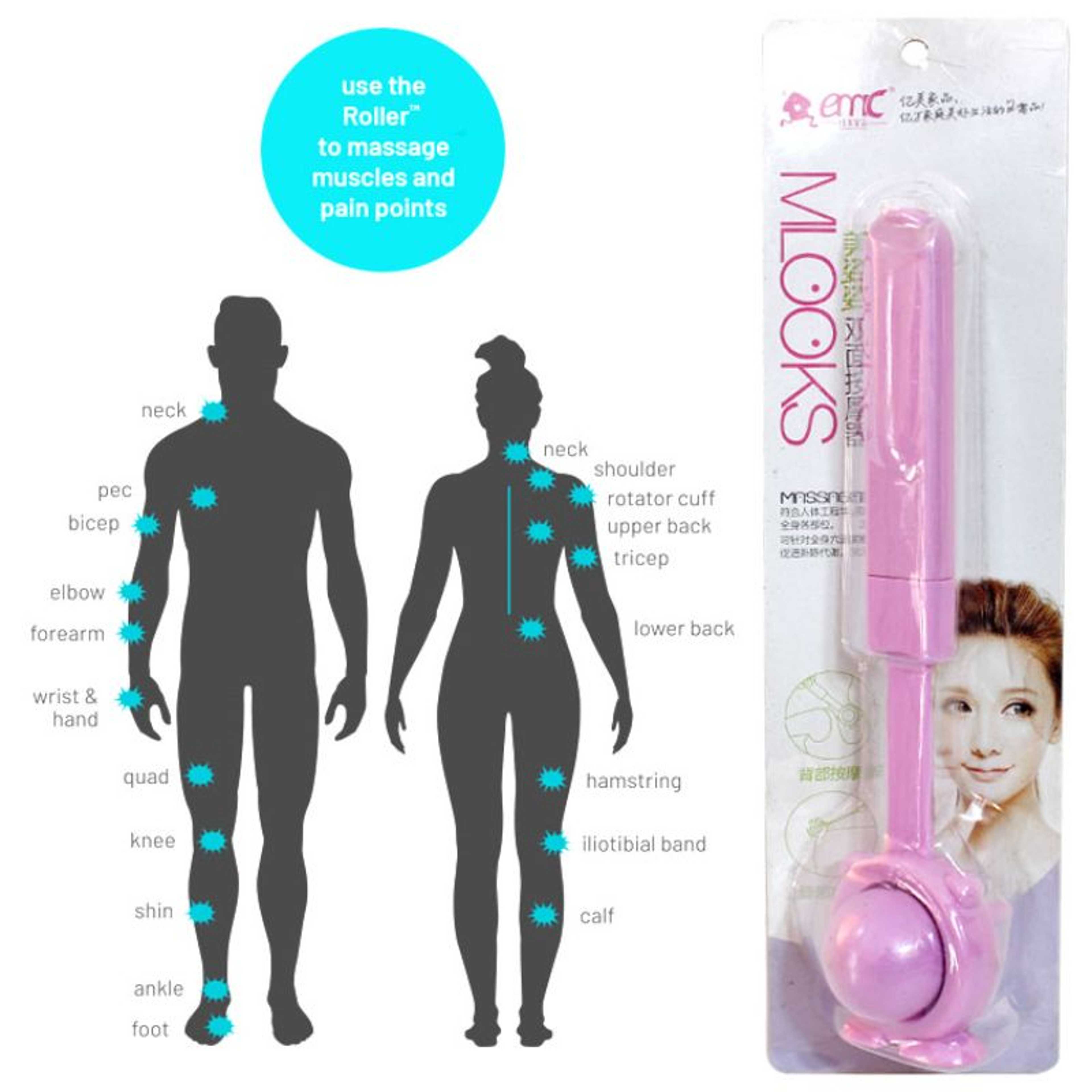 Long Handle Neck & Back Massager Stick