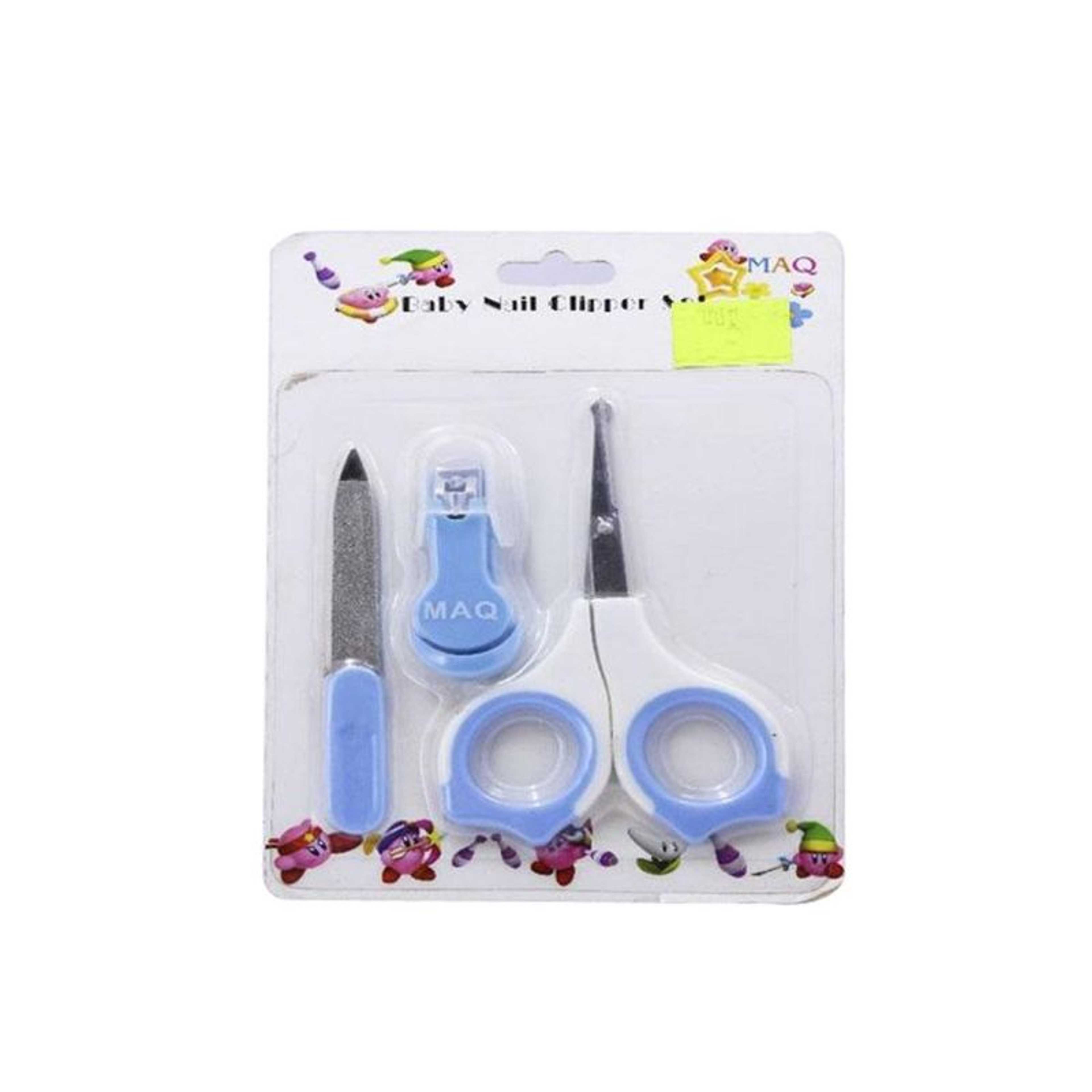 Pack of 3 - Nail Care Set - Blue - Product Main Image