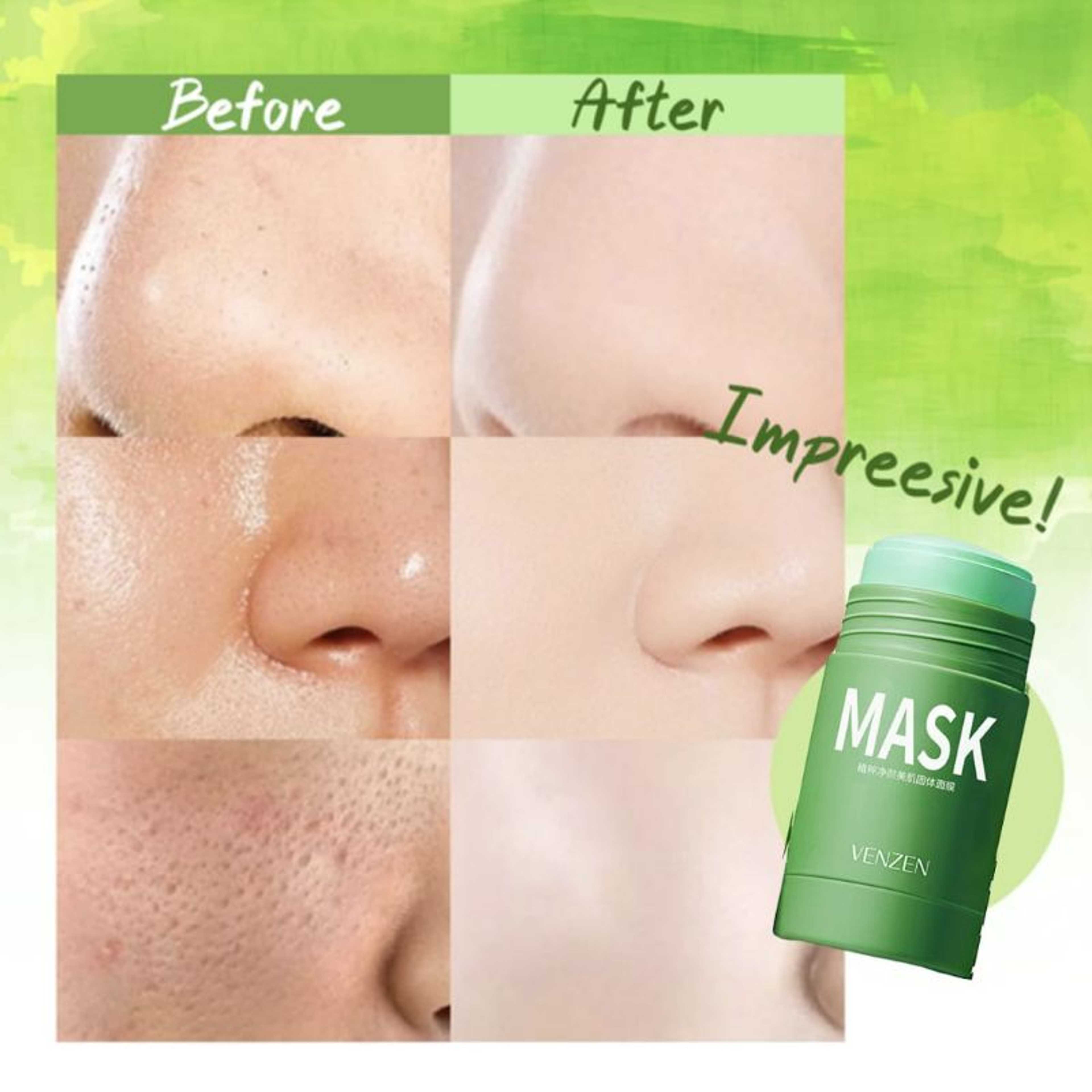 100% Original Green Mask Stick Black Haead Stick Mask Remover Moisturizes Oil Control - Product Main Image