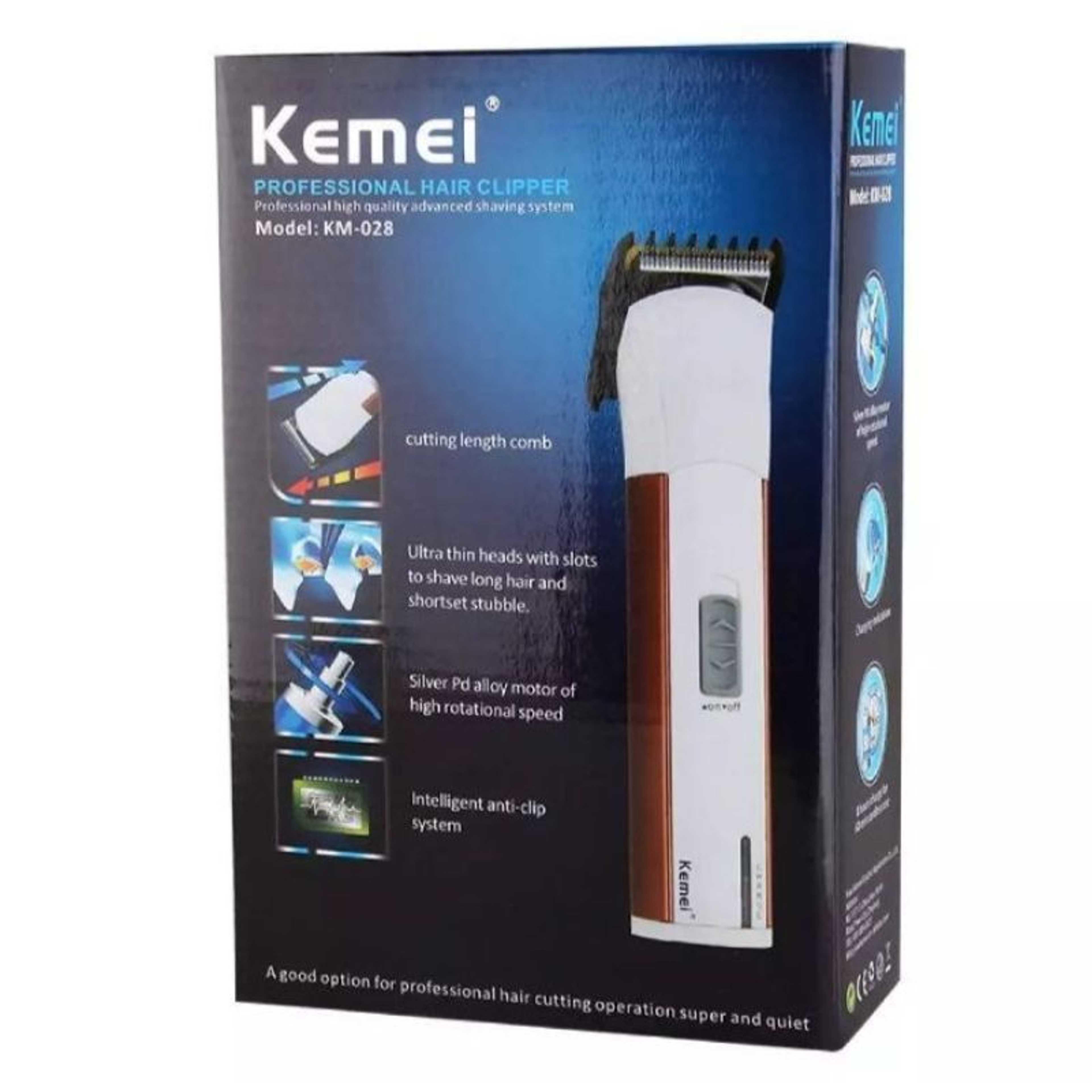 KM-028 Rechargeable Electric Hair Trimmer