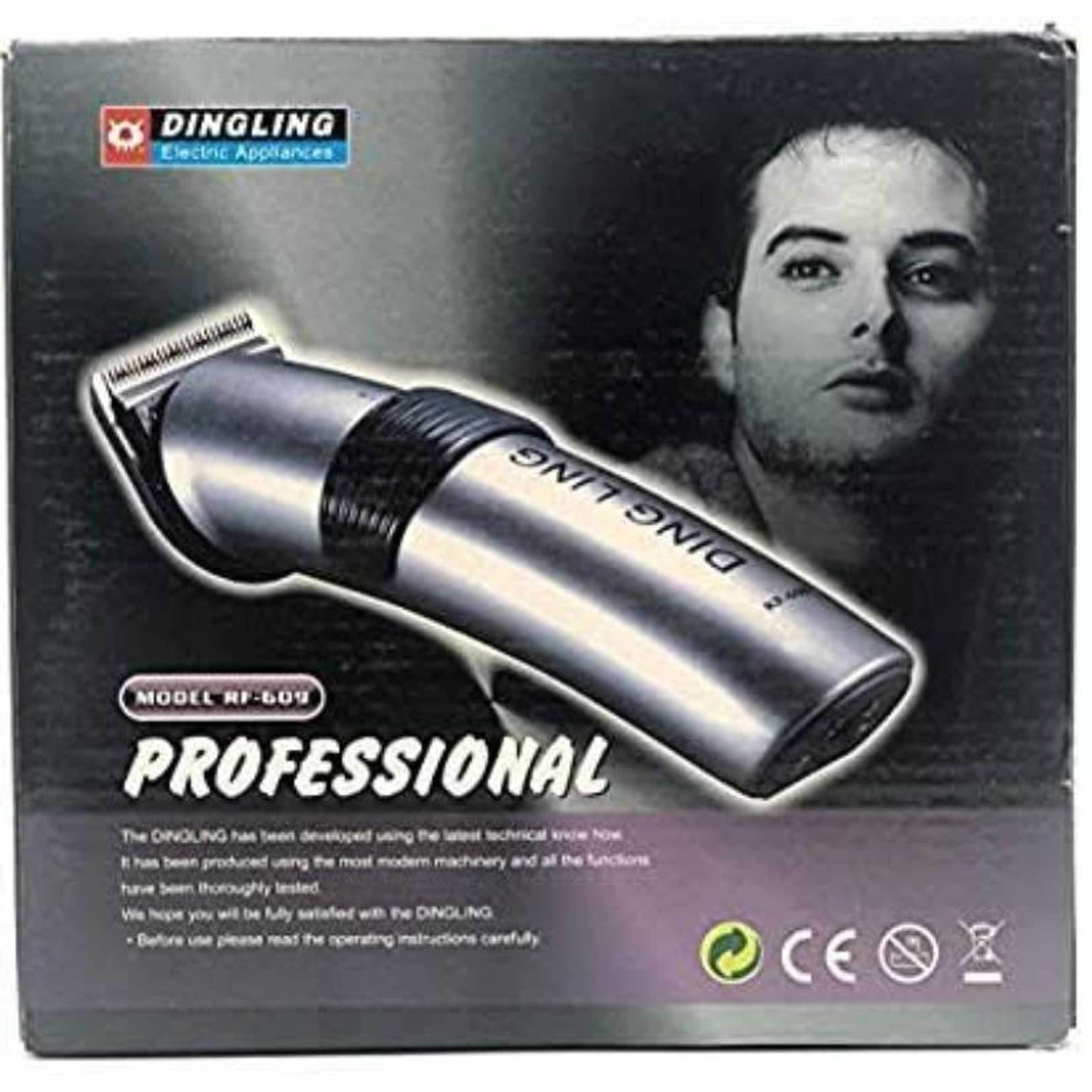 RF-609 Rechargeable Hair Trimmer - Silver