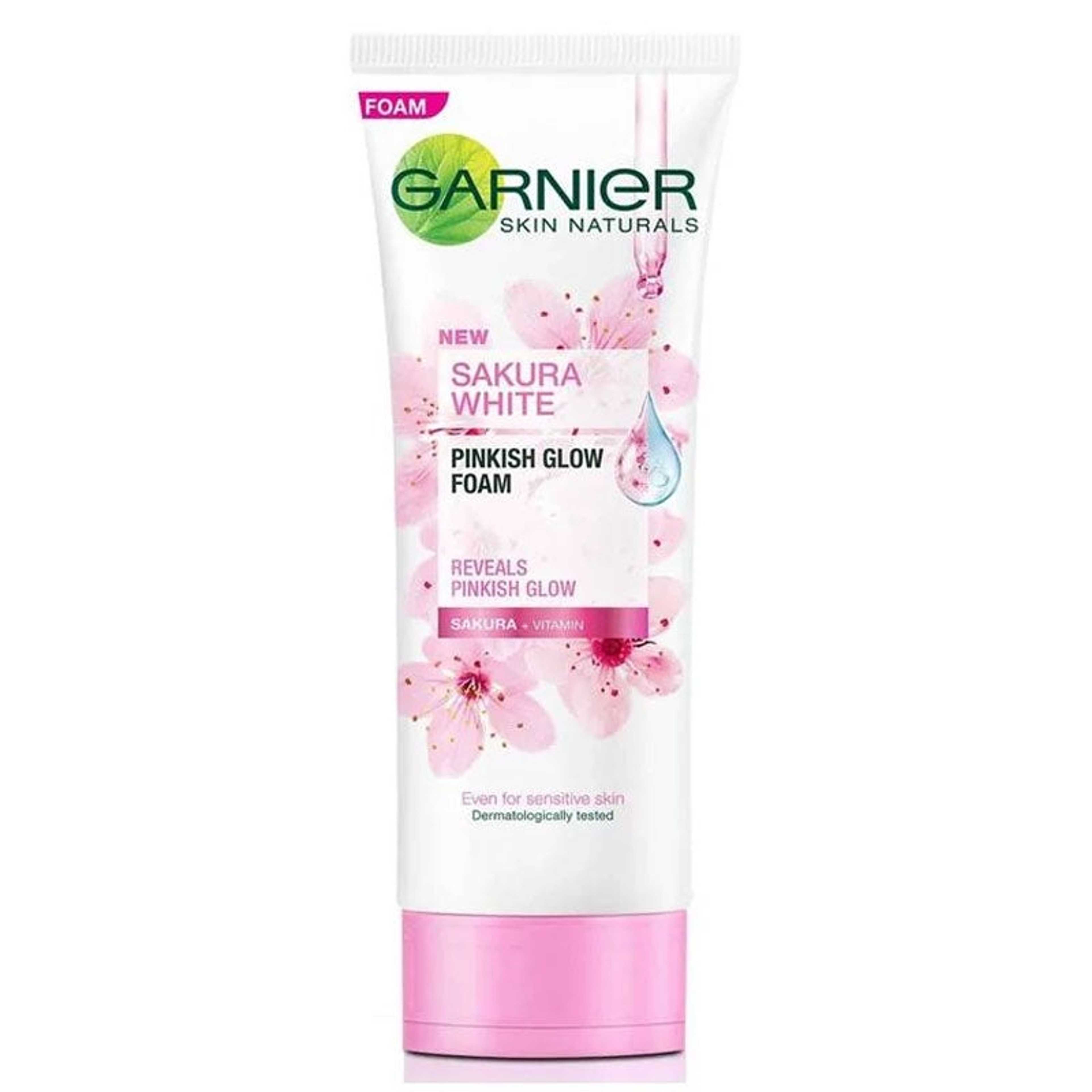 Garnier Sakura White Pinkish Glow Foam Face Wash