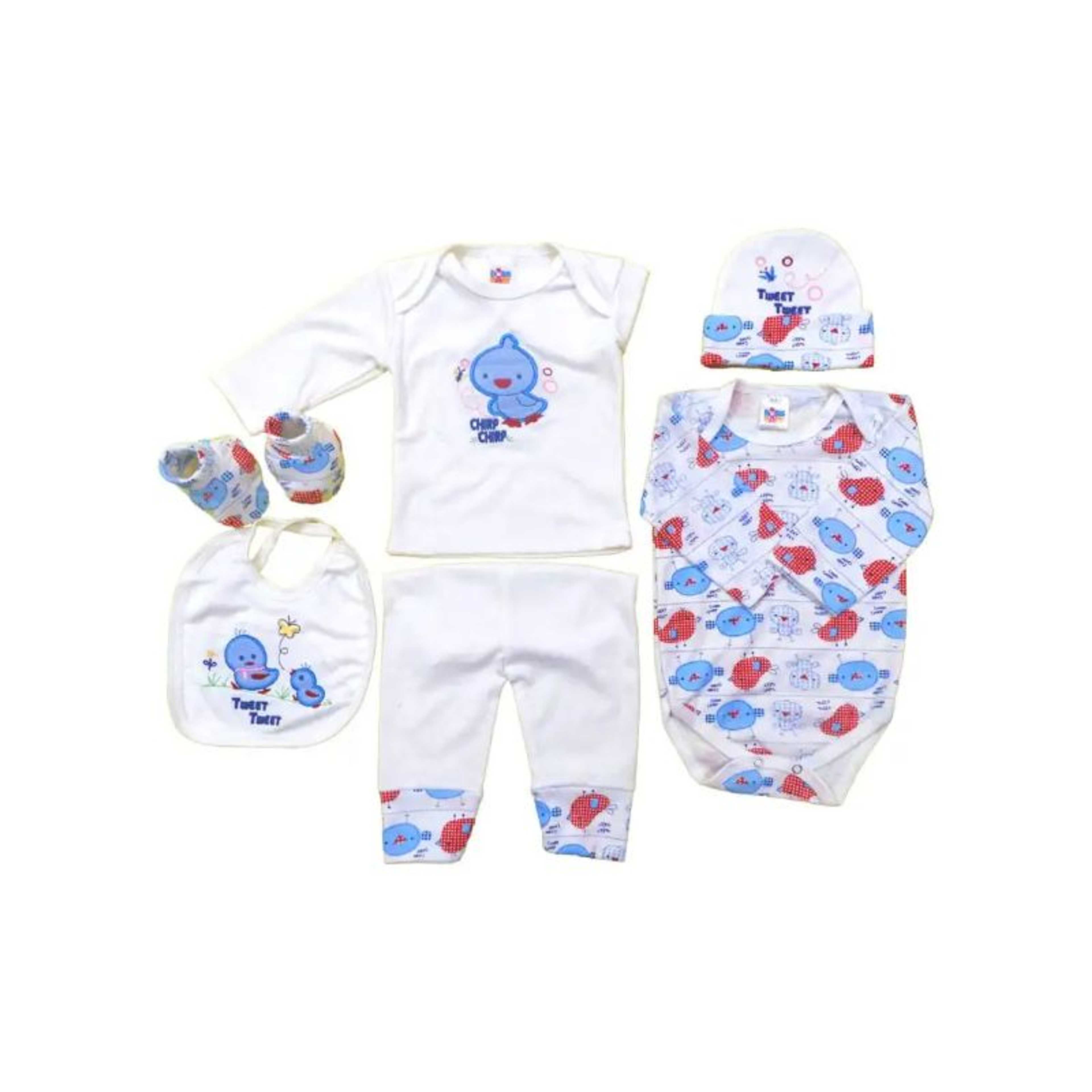 Chirp Tweet Baby Blue Clothing set (New Born)