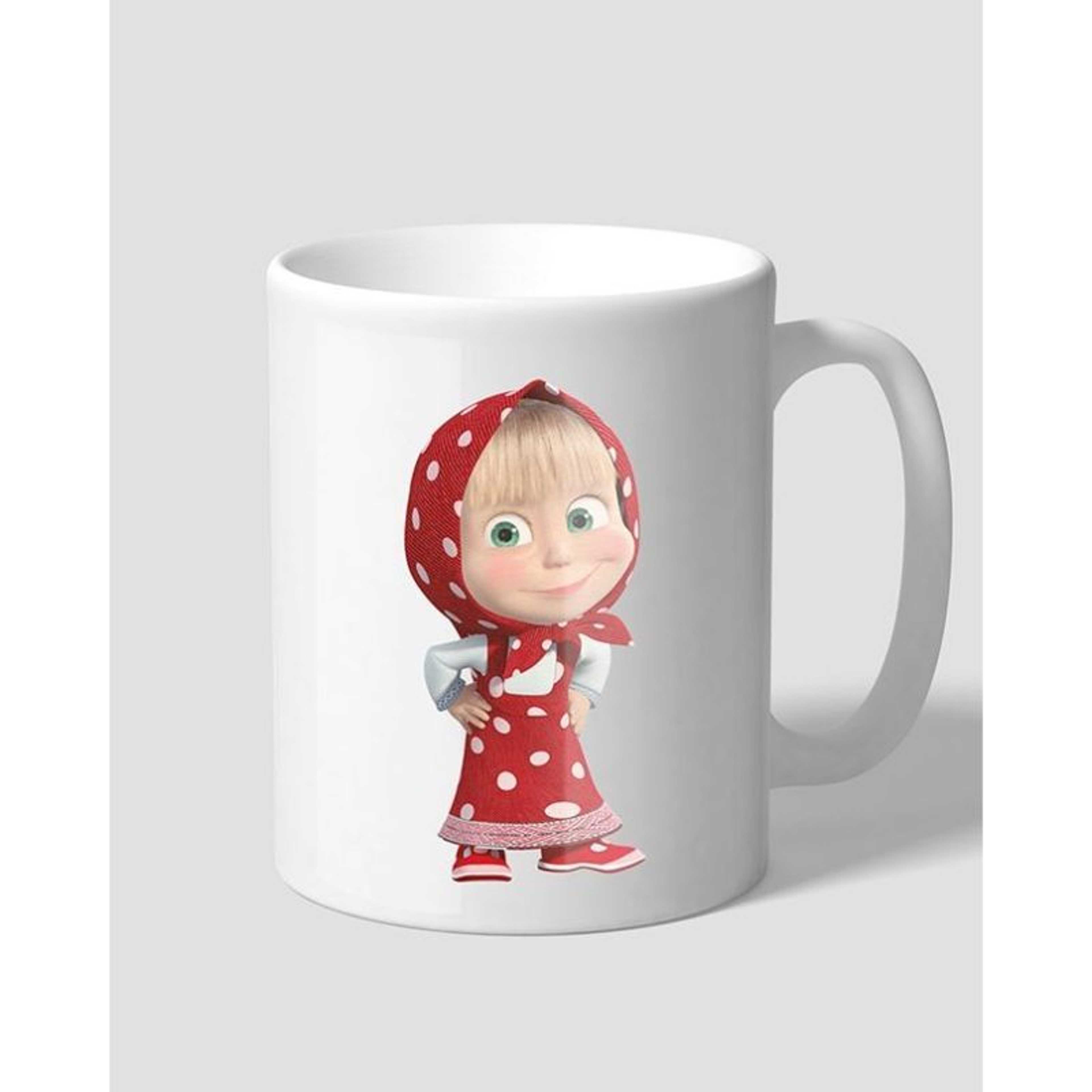 Masha with Red Dress Ceramic Mug