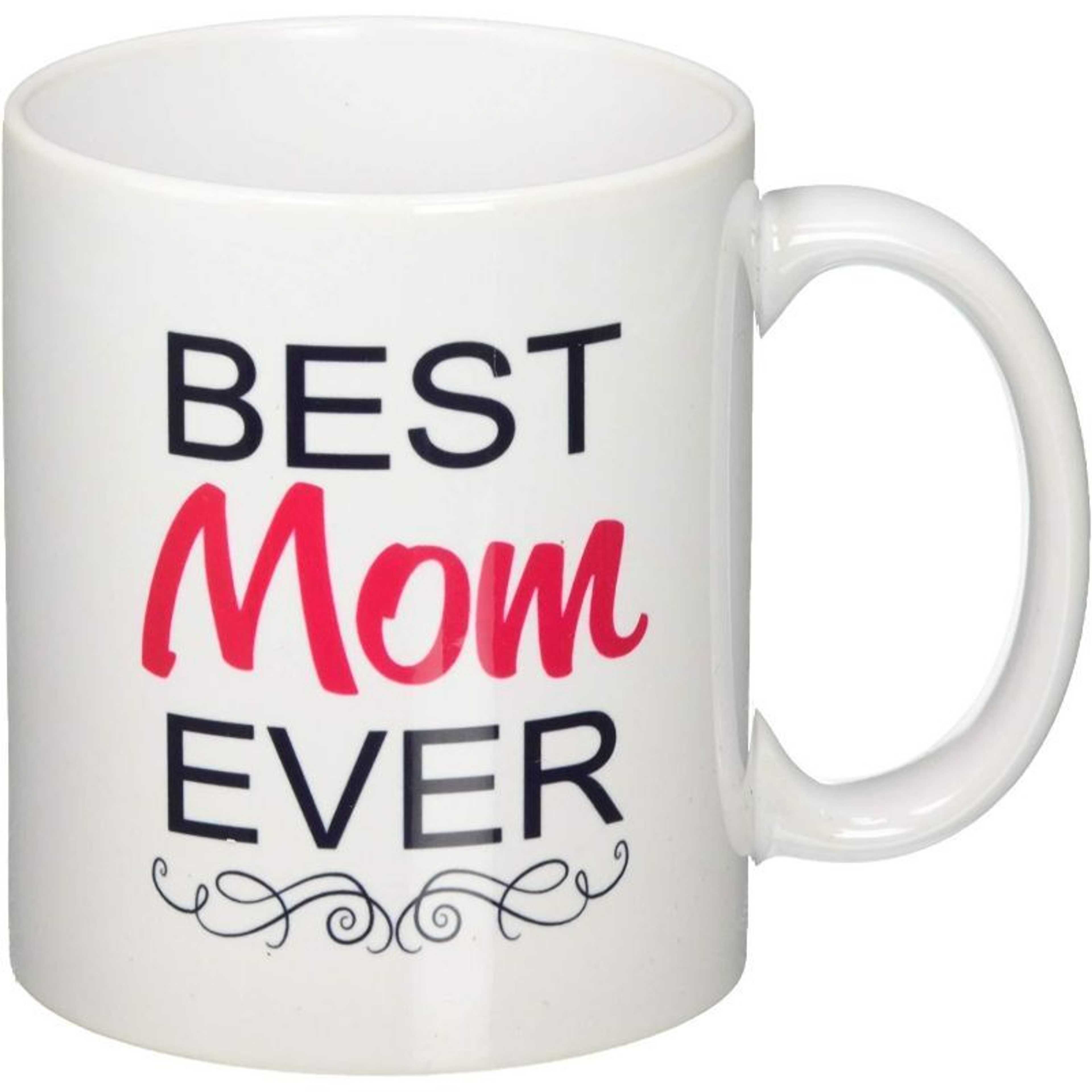 Best Mom Ever Inspirational 11 oz Personalized Coffee/Tea Mug for Mother