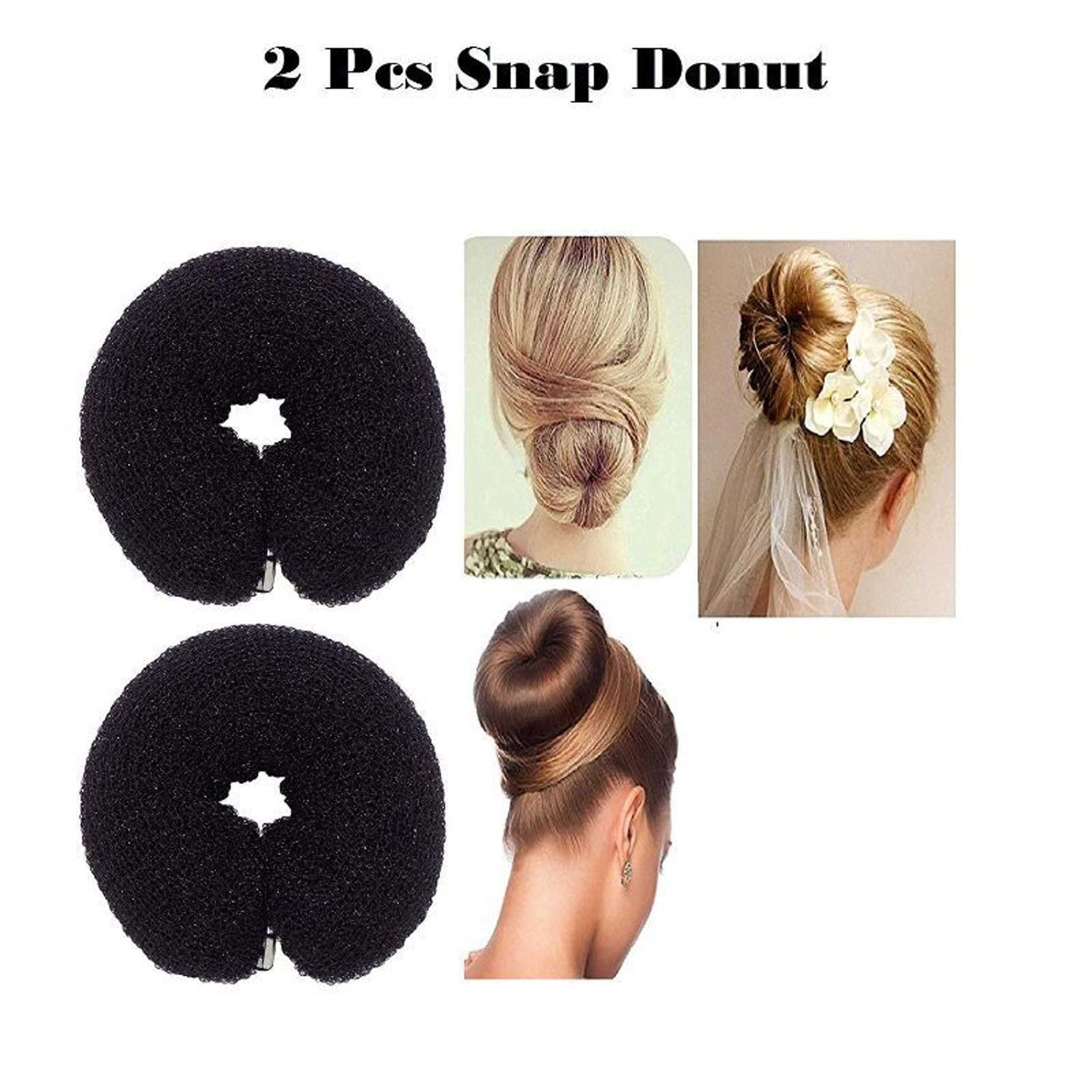 Hair Styling Styler Twist Ring Shaper Doughnut Chignon Donut Bun Maker Hair Accessories Pack Of 2