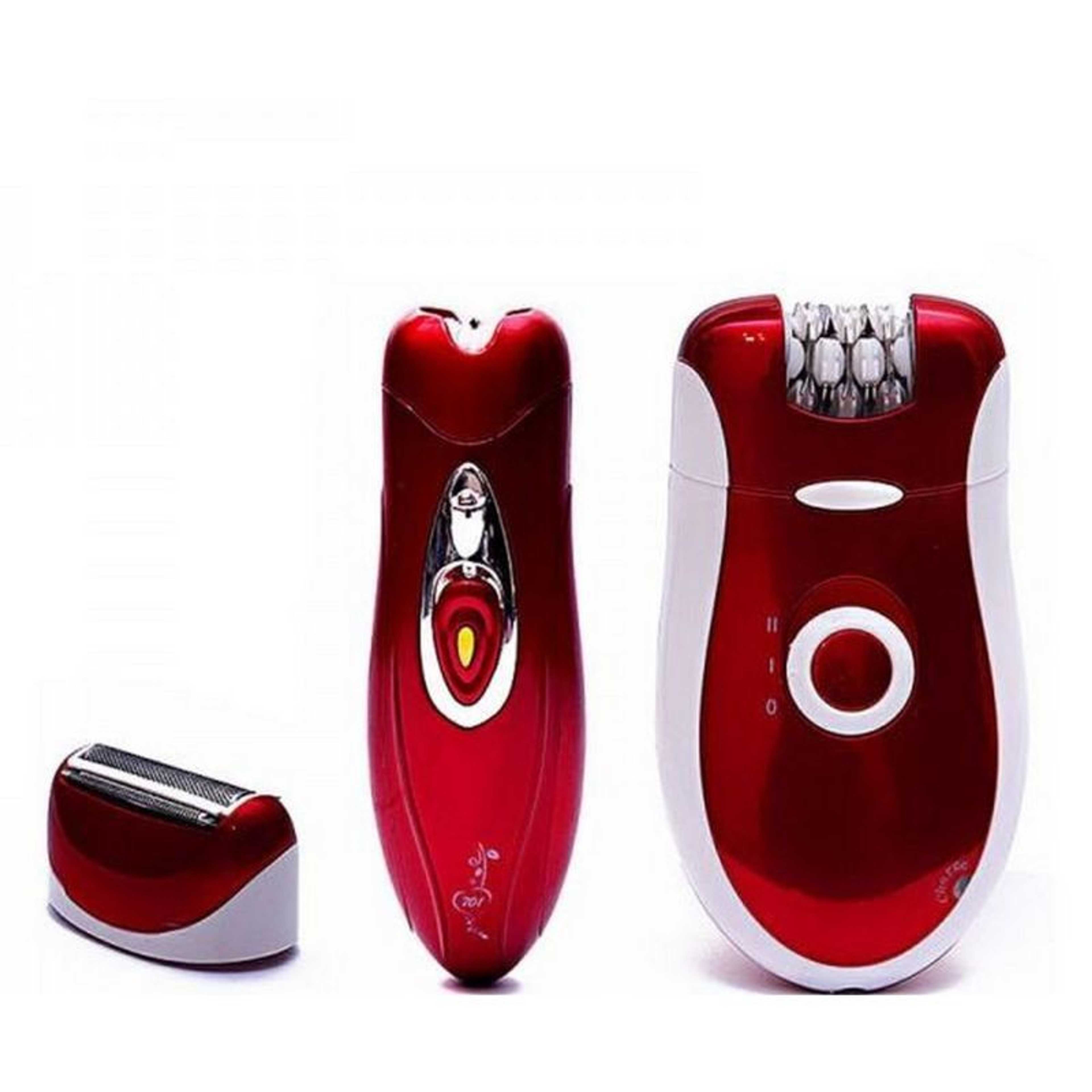 Brown - 3 in 1 Rechargeable Electric Lady Shaver Hair Removal Women Shaver Epilator Shaving Machine For Women Body Care