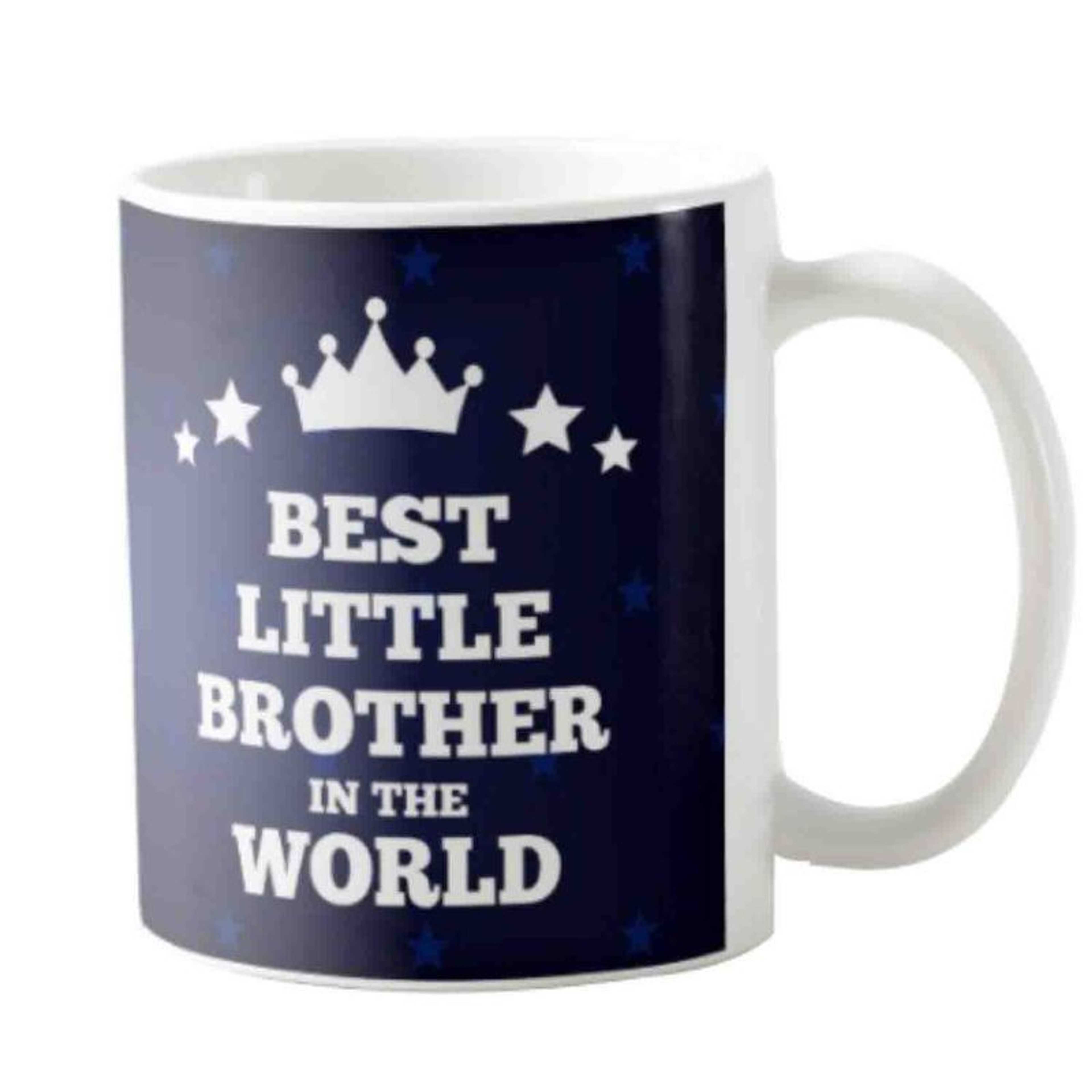 White I Love My Brother Printed Mug - Product Main Image