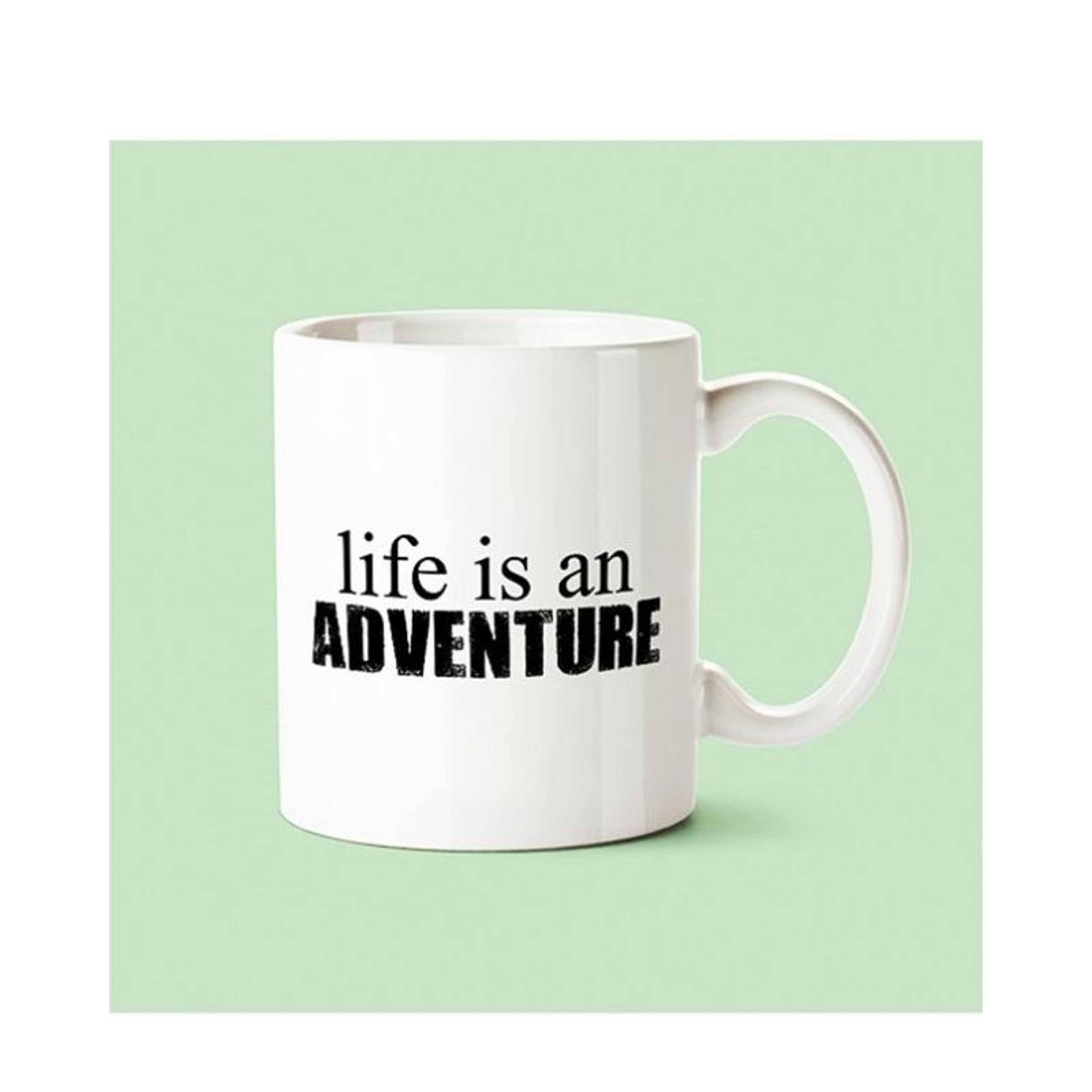 "Life Is An Advennture " Ceramic Mug - Product Main Image